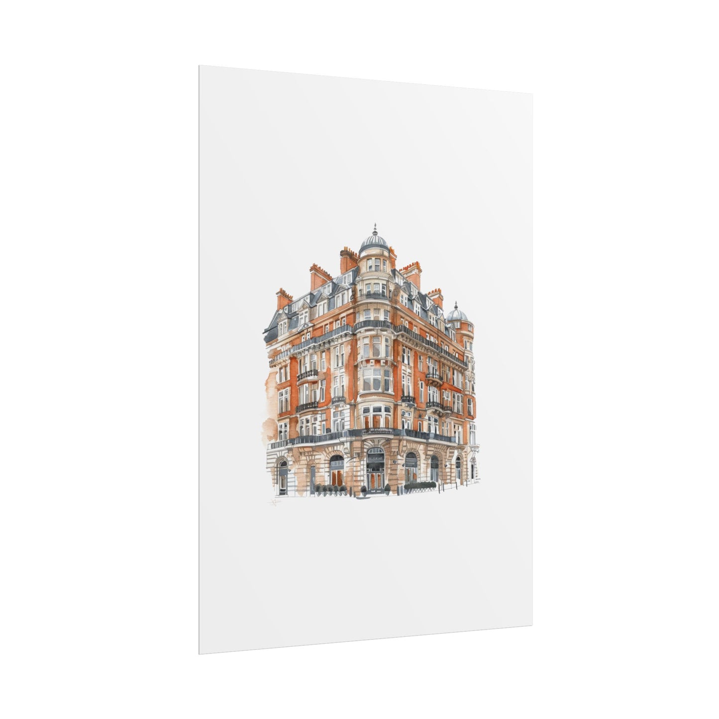 Elegant Architectural Rolled Posters, Art Prints for Home Decor, Gift for Housewarming, Wall Art for Living Room, Unique Art Decor