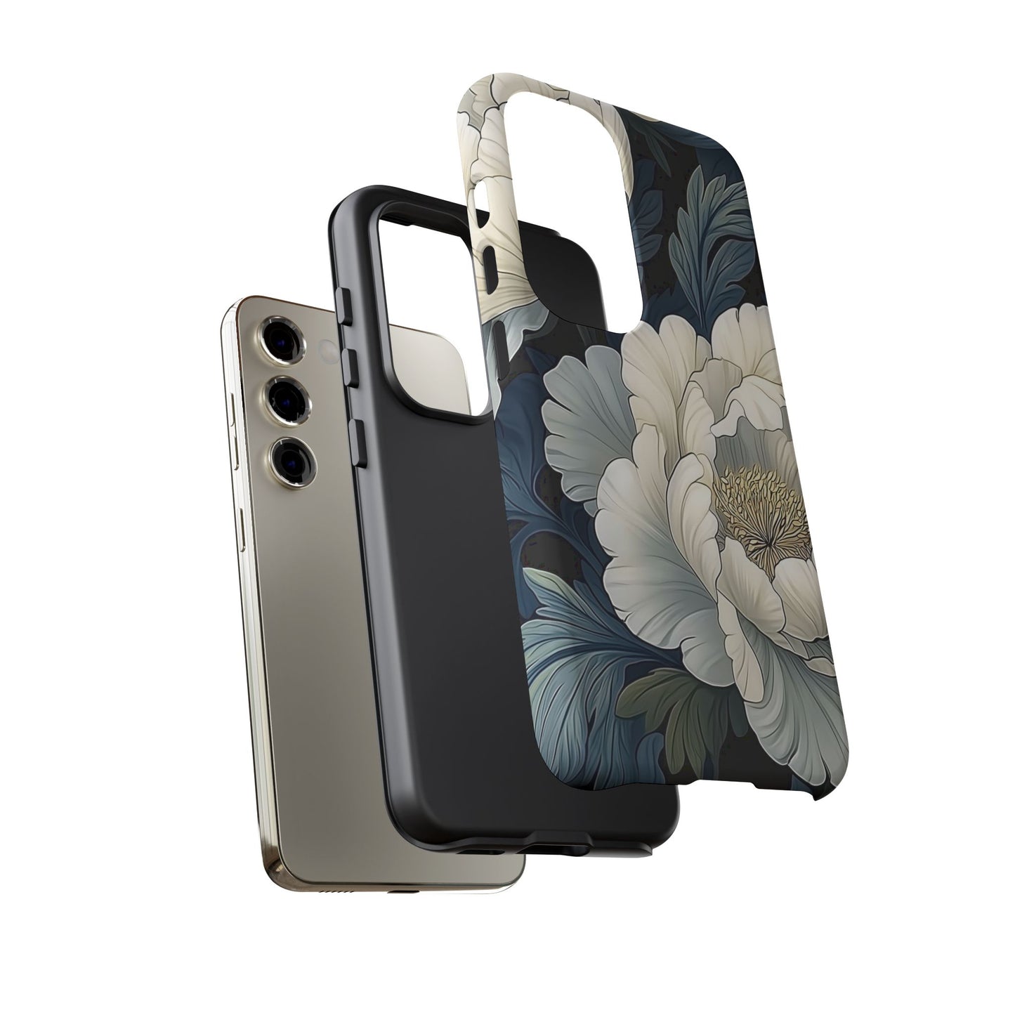 Floral Phone Case - Elegant Tough Cases for Nature Lovers, Stylish Protective Cover for Gifts, Birthdays, Mom's Day, Floral Design