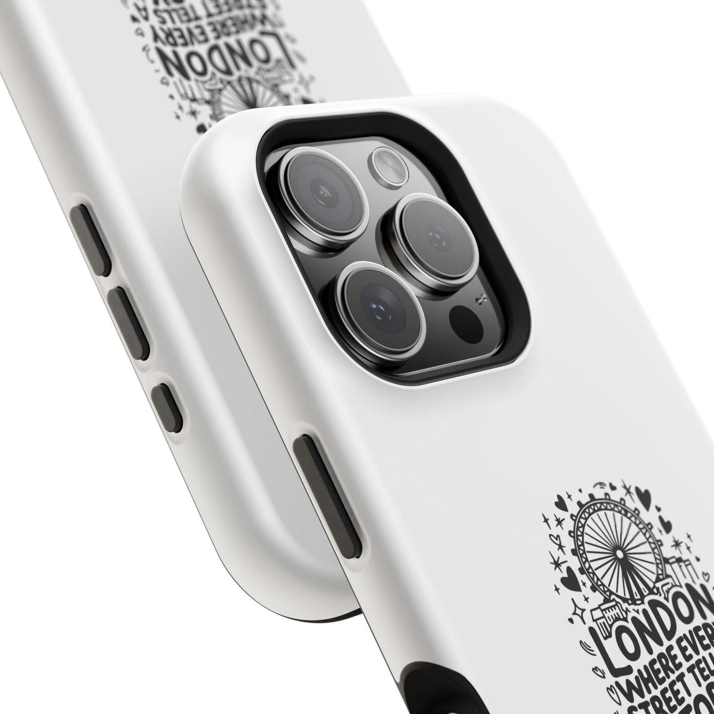 London Story Magnetic Tough Case - Unique Design for Travel Lovers
