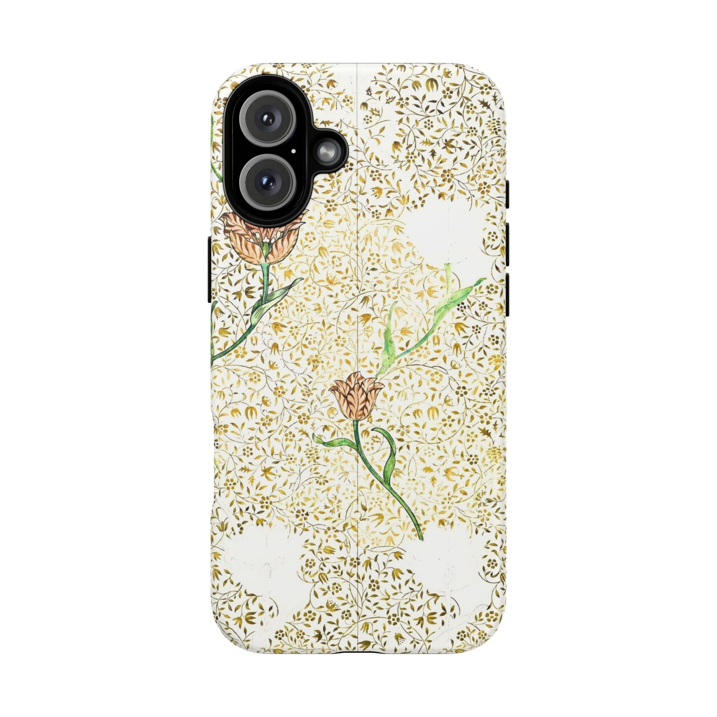 Elegant Floral Phone Case, Tough Cases for iPhone, Stylish Smartphone Cover, Protection with Floral Art, Unique Gift for Her
