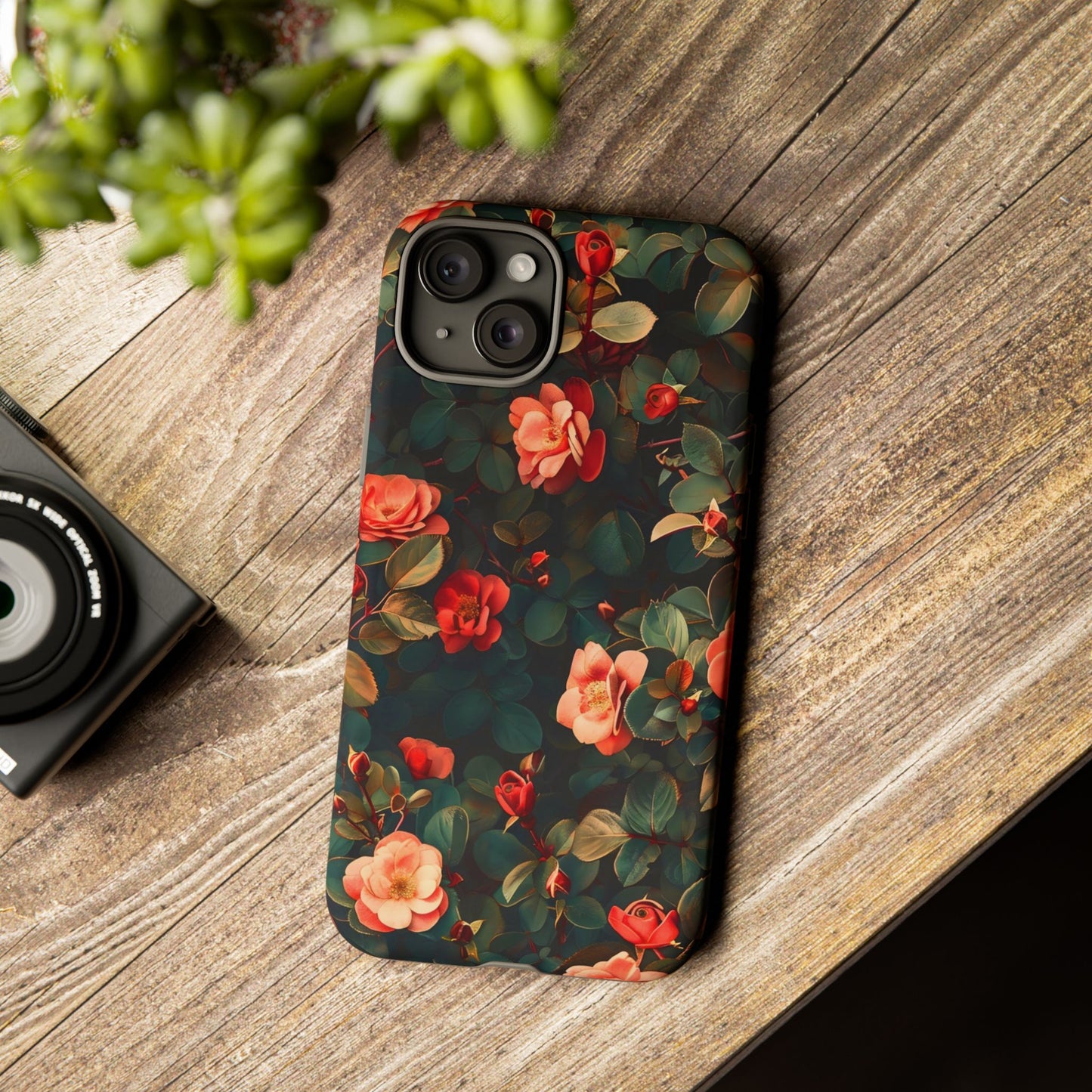 Floral Phone Case - Elegant Floral Design, Tough Protective Case, Perfect Gift for Her, Trendy Phone Accessories, Mother’s Day, Birthday