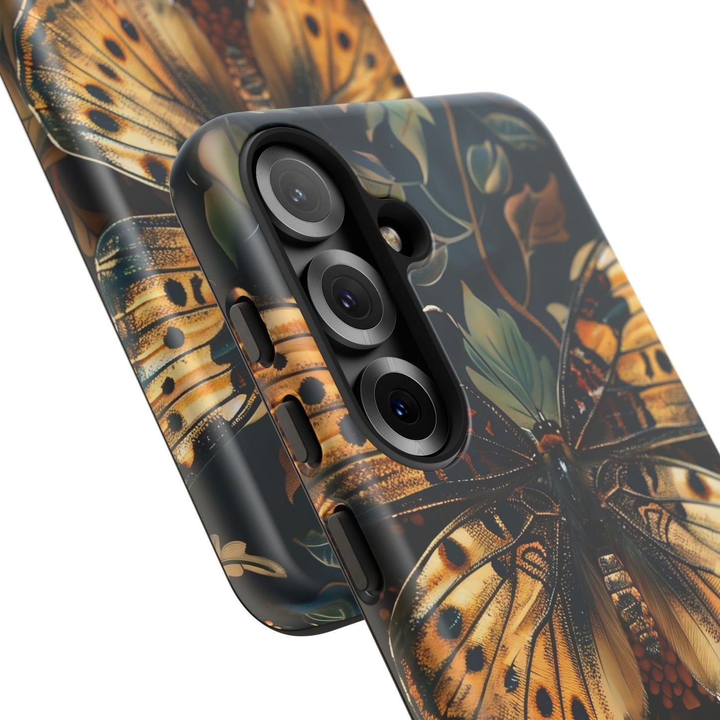 Butterfly Floral Phone Case, Tough Cases, Protective Cover, Unique Gift, Nature Lover, Art Print, Spring Decor