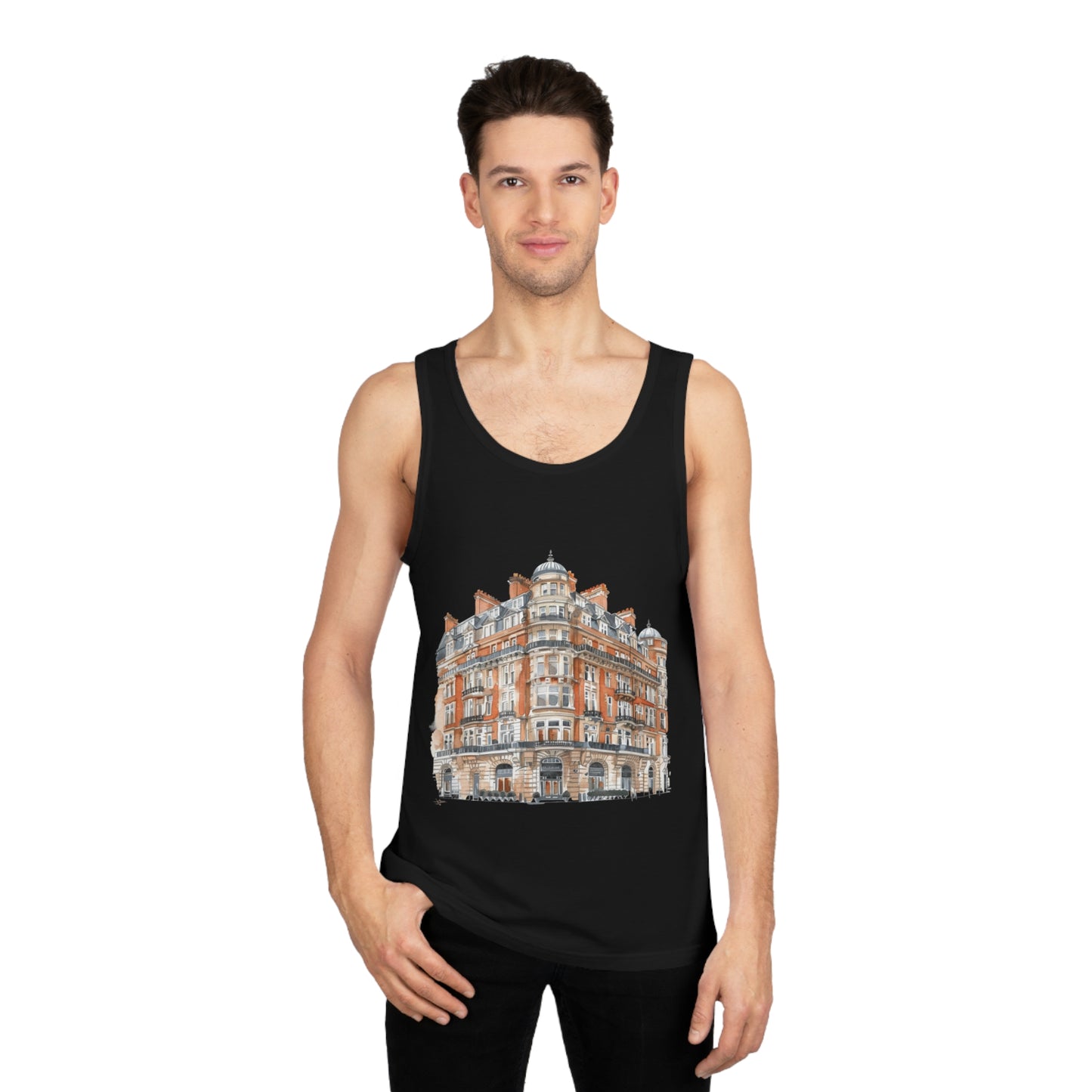 Unisex Softstyle™ Tank Top - Classic British Architecture