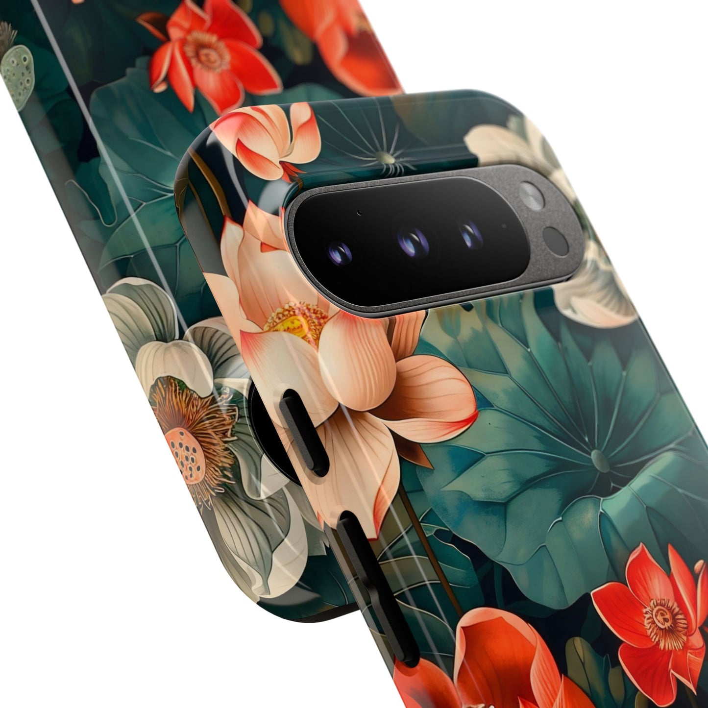 Flower Phone Case, Floral Phone Cover, Tough Case for Floral Lovers, Gift for Her, Stylish Tech Accessories