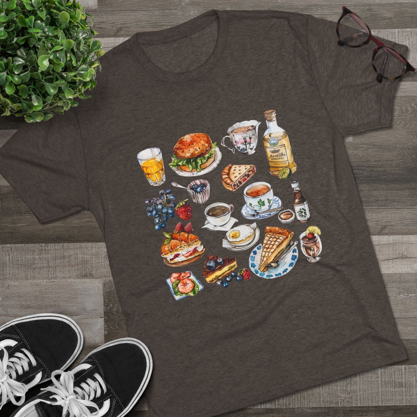 Vintage England Cozy Unisex Tri-Blend Crew Tee