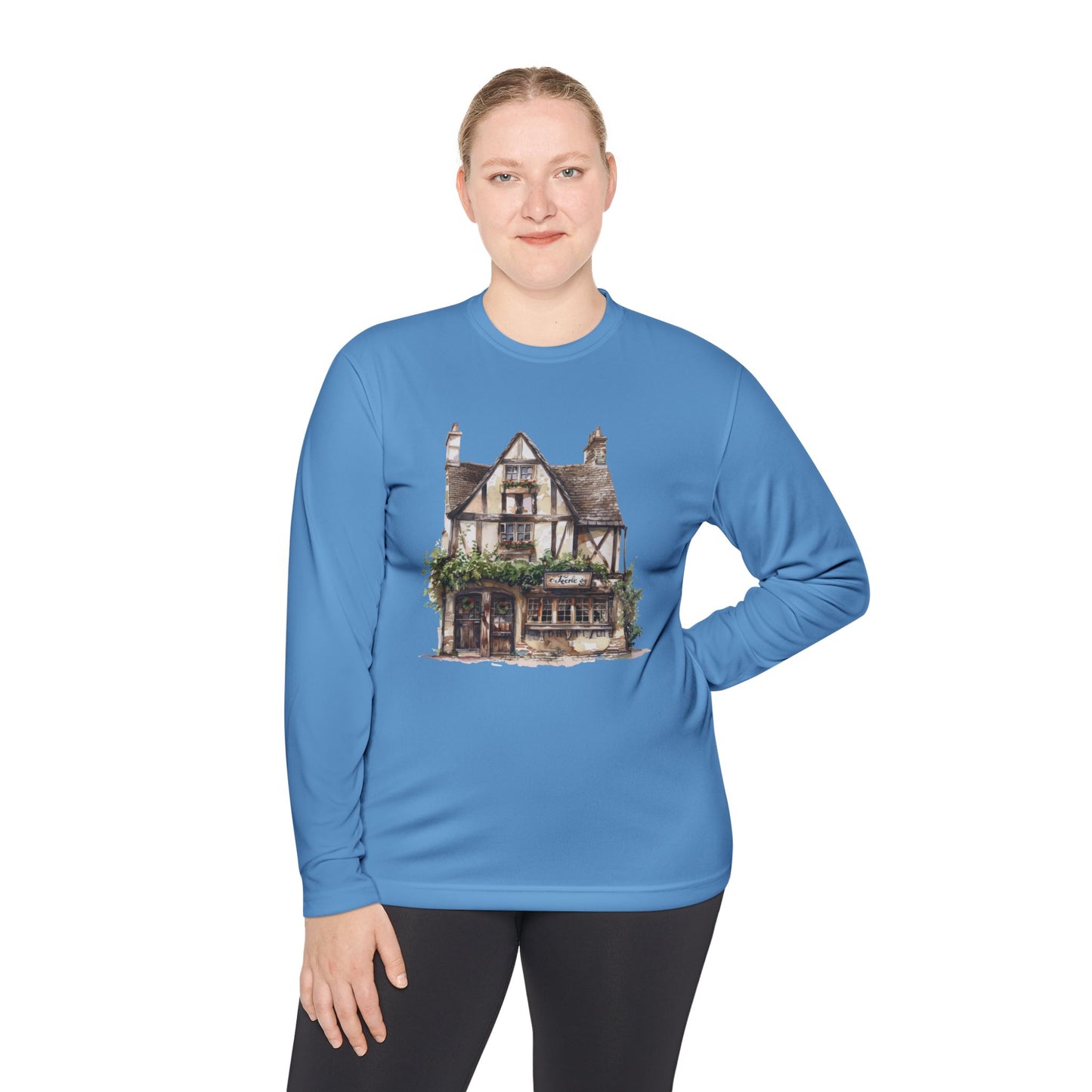 Unisex Lightweight Long Sleeve Tee - Charming & Cozy - Life in a British Village House