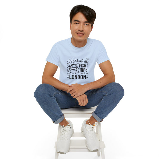 Unisex Ultra Cotton Tee - Fish chips and London