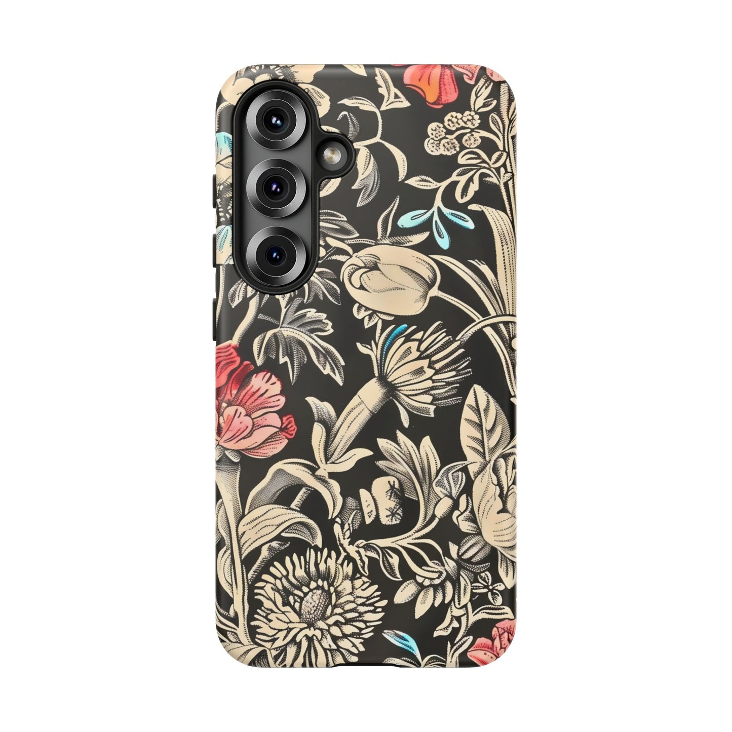 Floral Phone Case, Tough Cases, Flower Design, Gift for Her, Spring Accessory, Unique Phone Cover, Eco-Friendly