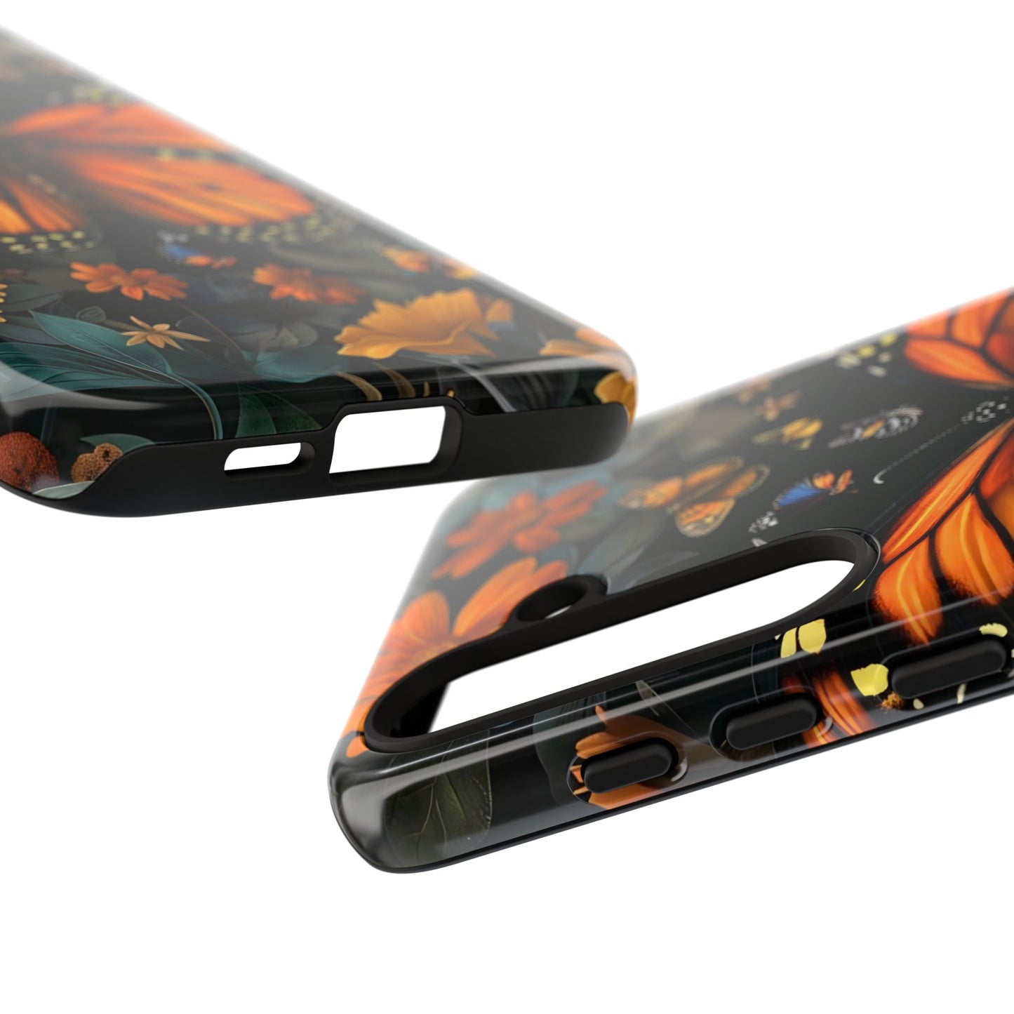 Monarch Butterfly Phone Case, Tough Cases, Nature Lover Gift, Floral Mobile Cover, Eco-Friendly Phone Accessory, Butterfly Design