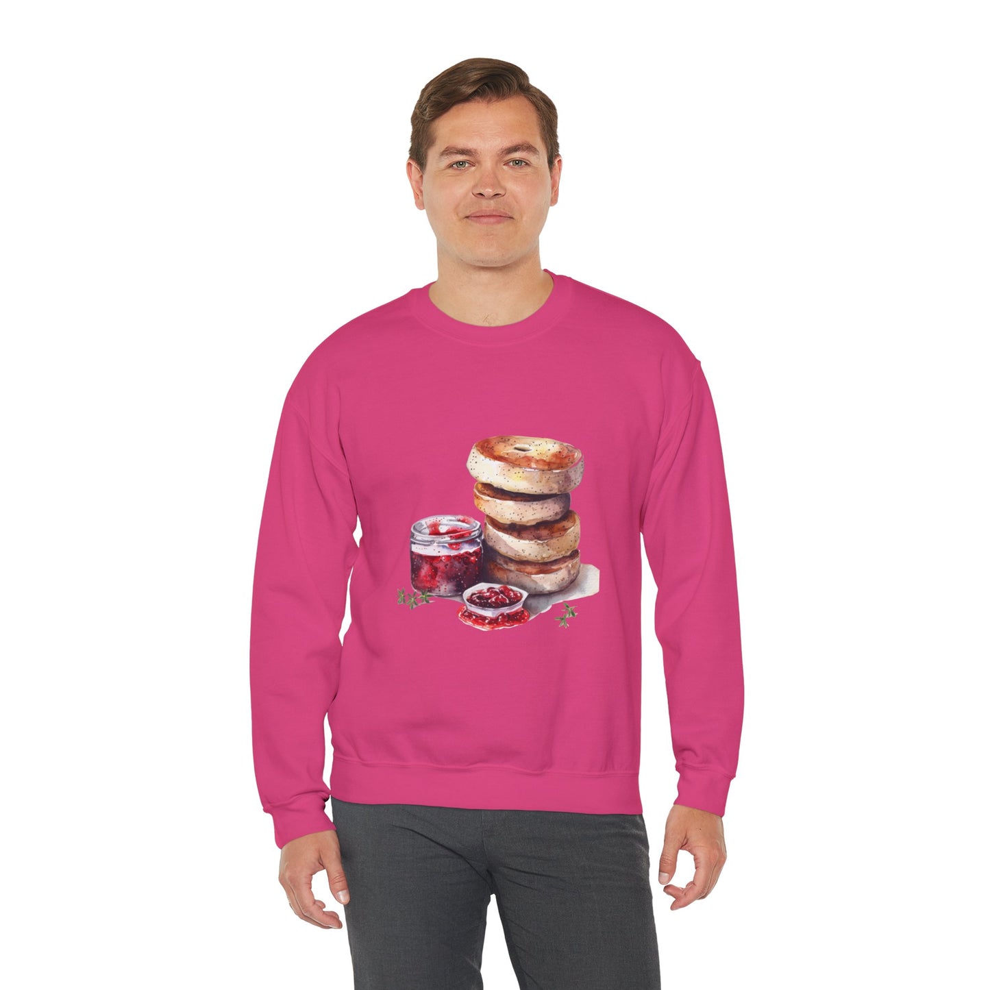 Unisex Heavy Blend™ Crewneck Sweatshirt Classy - Delightful British Food