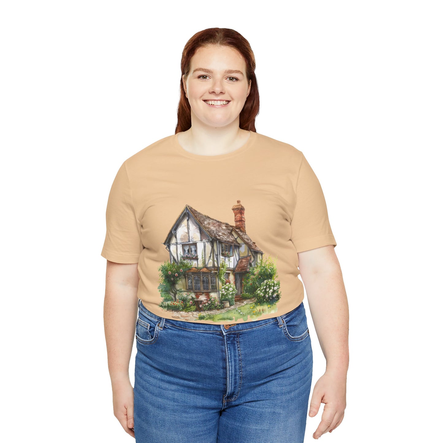Unisex Jersey Short Sleeve Tee - Timeless Beauty - British Village Homes