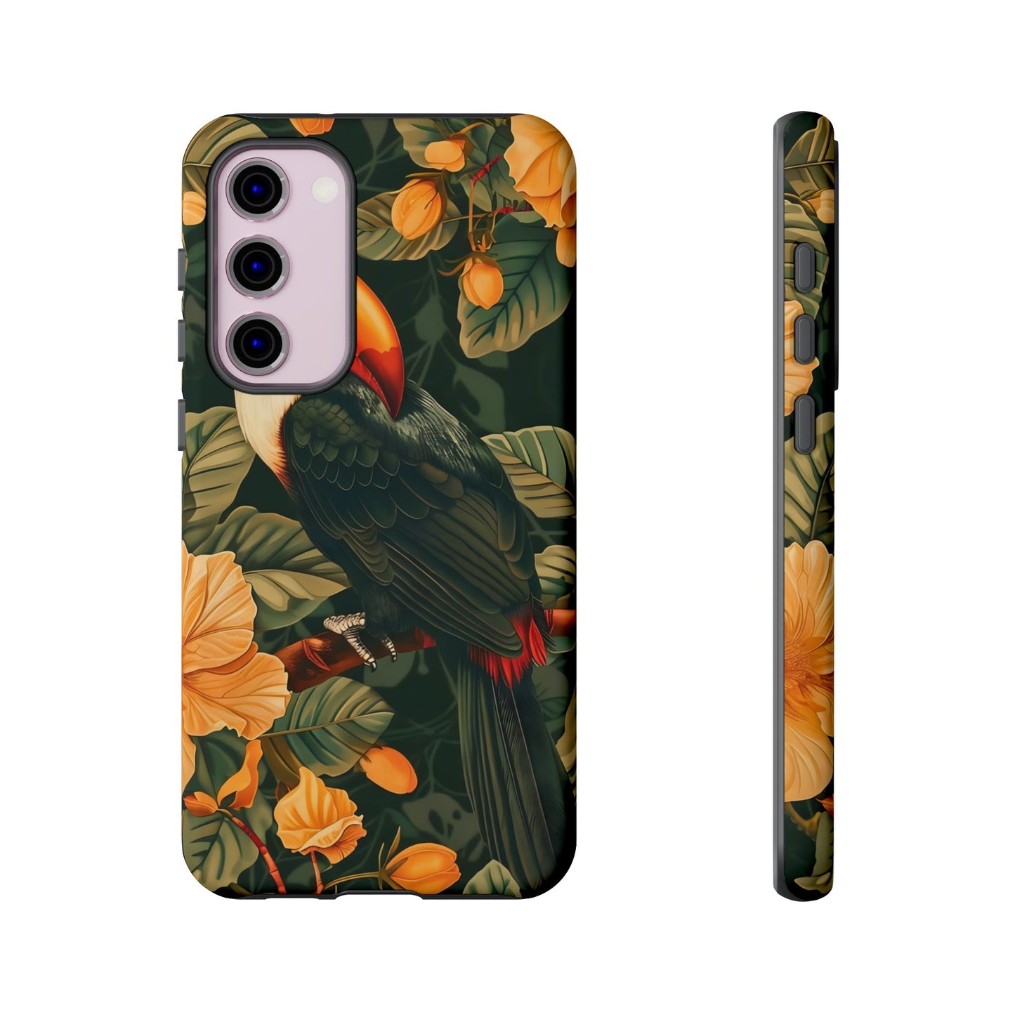 Tropical Toucan Phone Case, Exotic Bird Cover, Nature Lover Gift, Eco-Friendly Design, Customizable Tech Accessory