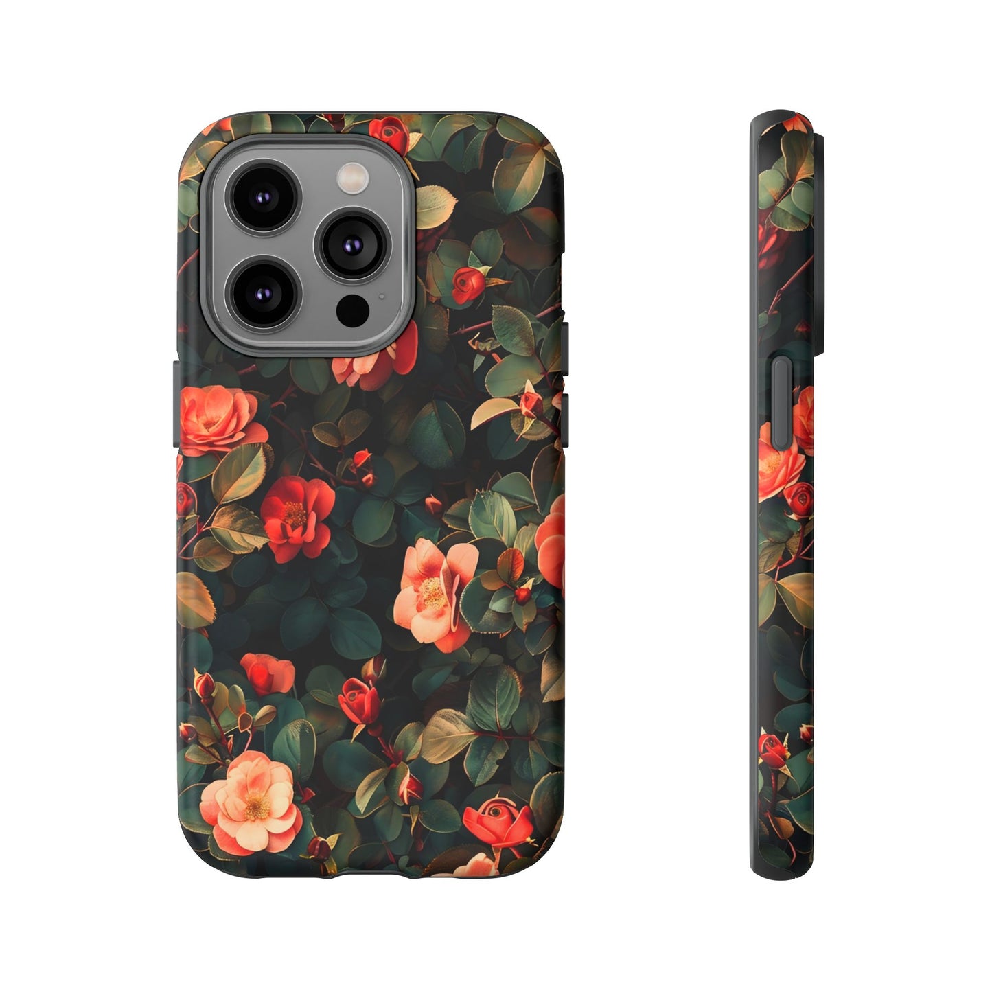 Floral Phone Case - Elegant Floral Design, Tough Protective Case, Perfect Gift for Her, Trendy Phone Accessories, Mother’s Day, Birthday