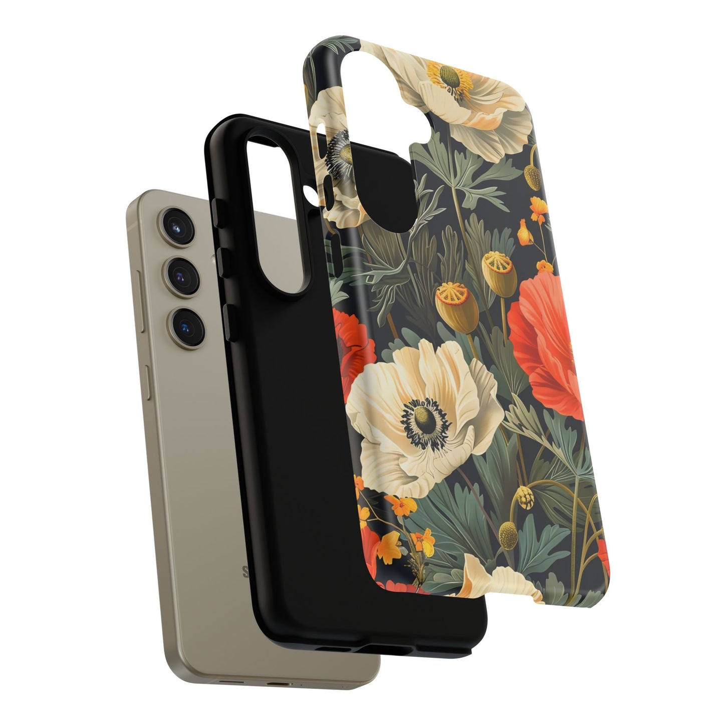 Floral Phone Case - Tough Cases with Vibrant Garden Design, Phone Accessory, Gift for Her, Spring Style, Nature Lover