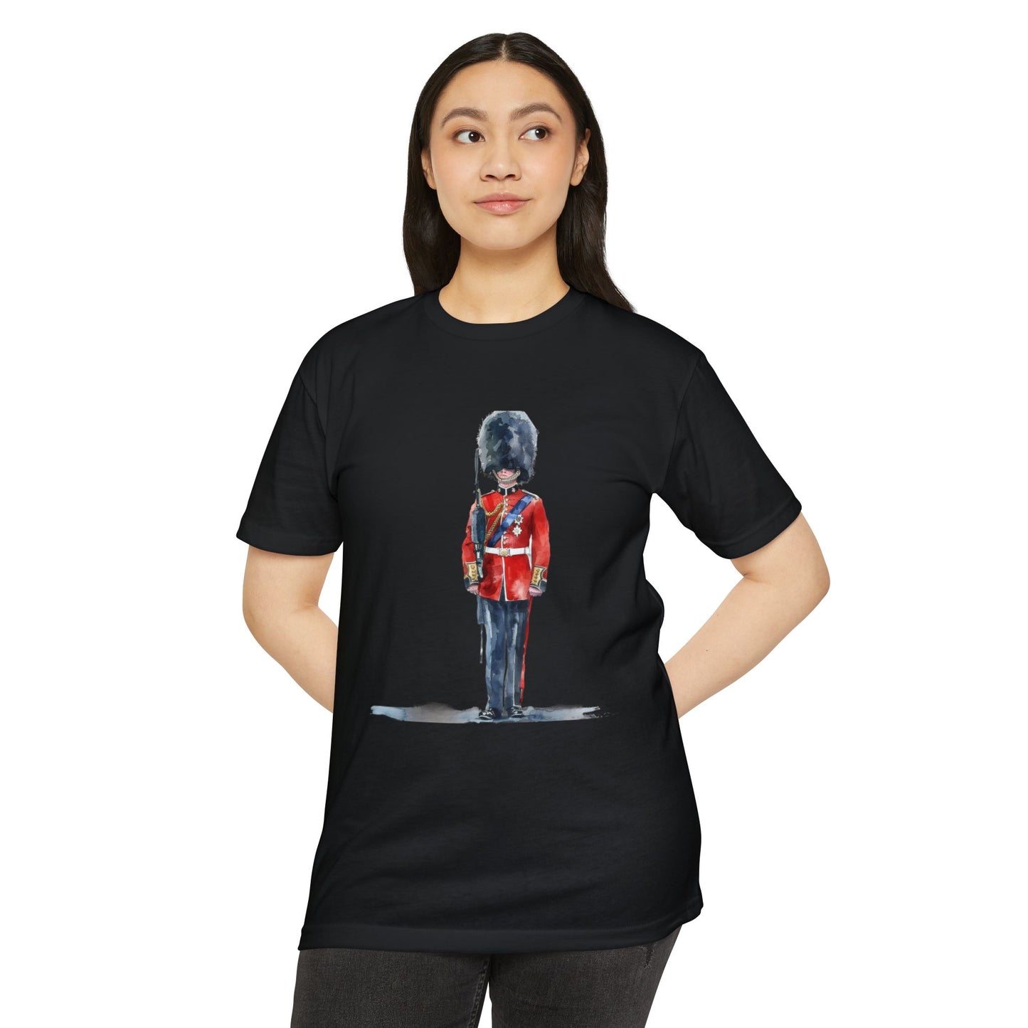 Unisex CVC Jersey T-shirt - Guarding Tradition - The British Redcoat