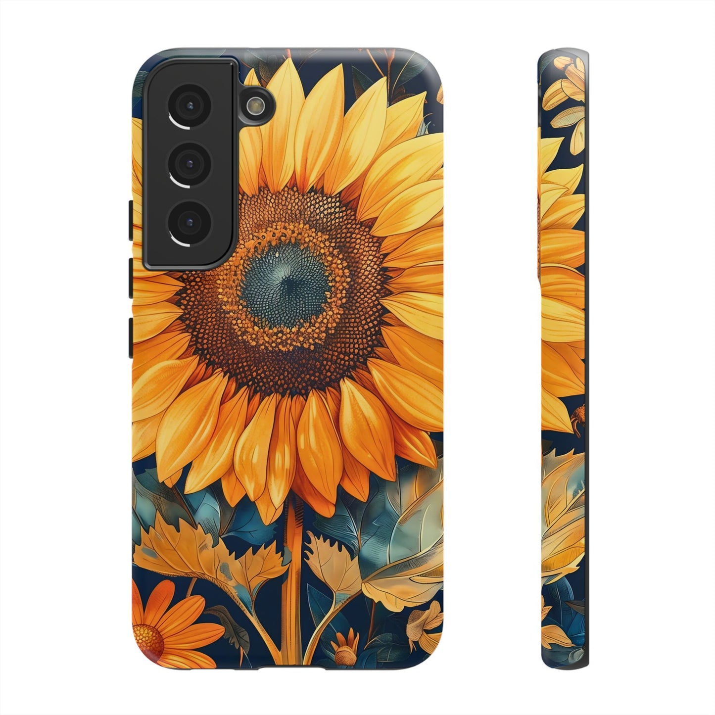 Sunflower Phone Case - Floral Design for Nature Lovers, Cute Spring Accessory, Gift for Her, Eco-Friendly Cover