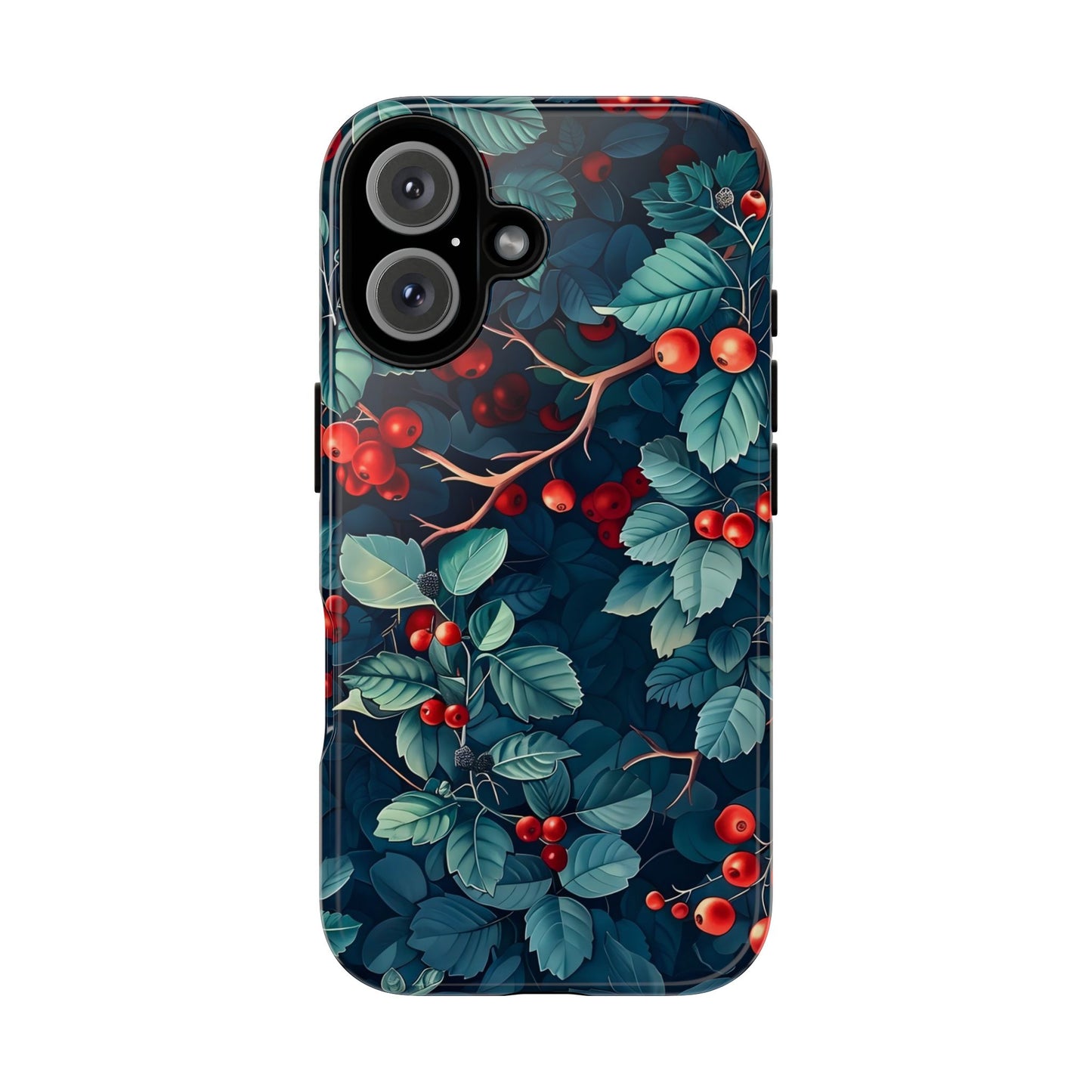 Berry Blossom Phone Case - Nature Lover's Gift, Floral Design, Cute Accessory for Spring, Unique Tech Cover, Perfect for Holidays