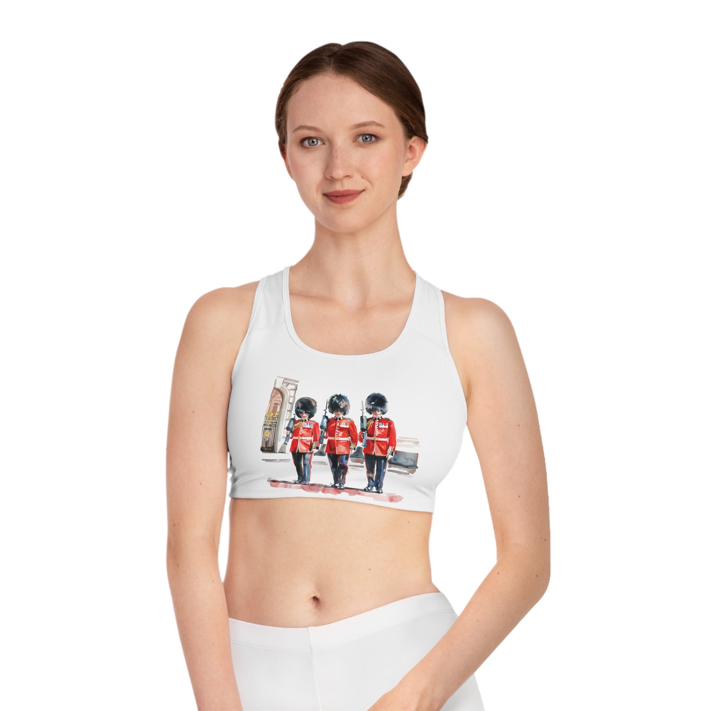 Sports Bra - Stylish & Comfortable Activewear - British Royal Guard - Iconic Symbol of Tradition and Honor