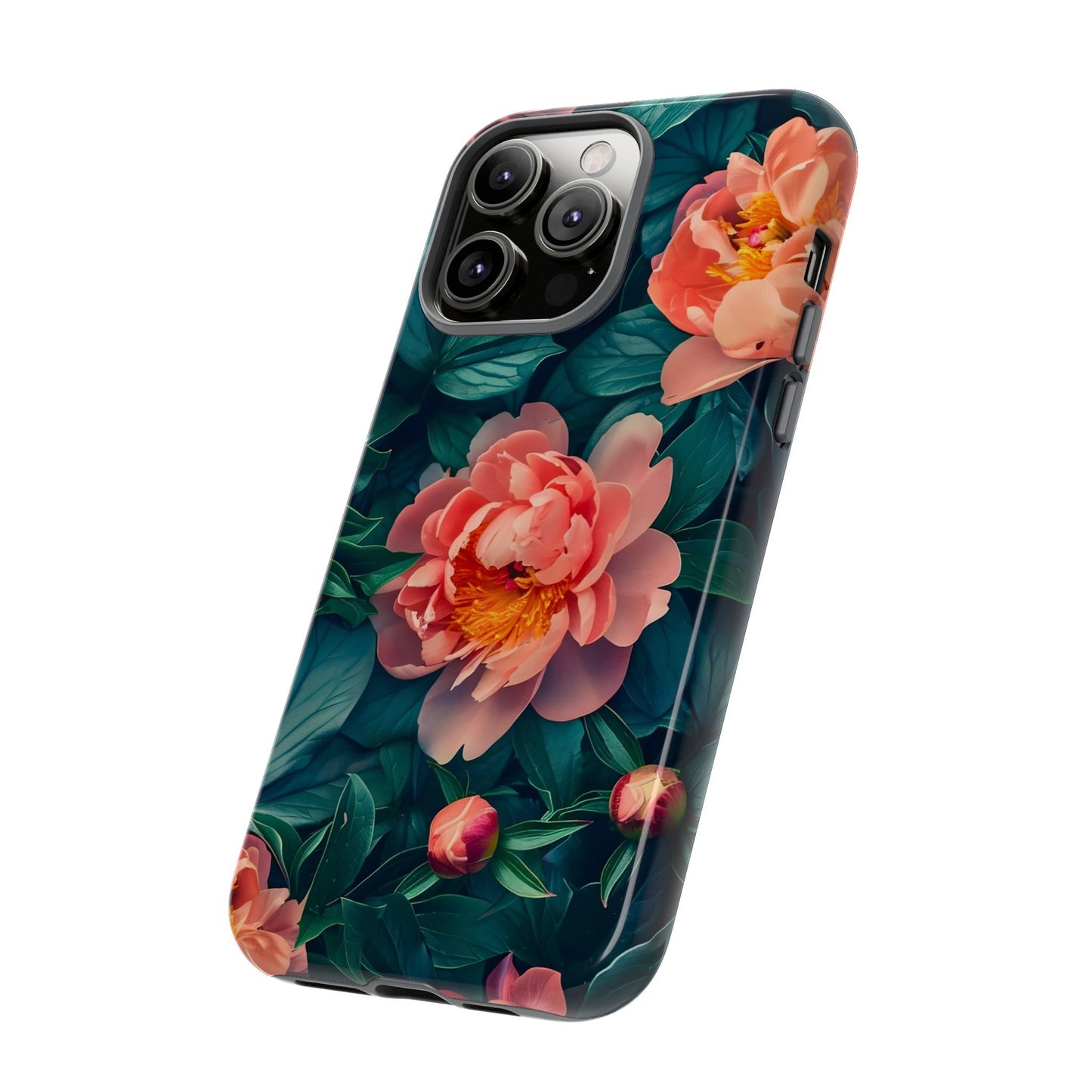 Floral Phone Case - Tough Cases, Flower Design, Botanical Art, Phone Accessory, Gift for Her, Nature Lovers