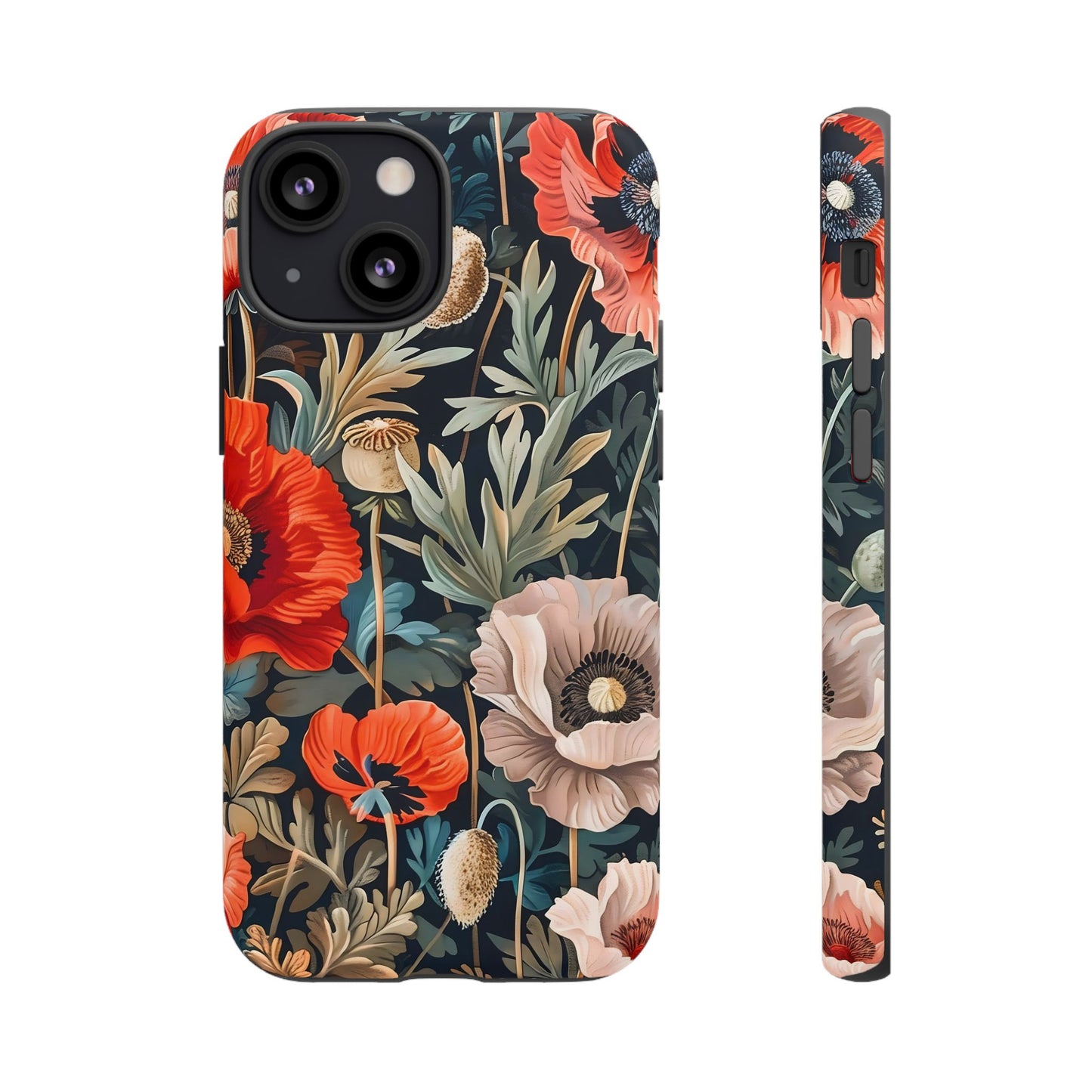 Floral Phone Case - Tough Cases, Flower Design, Chic Tech Accessories, Stylish Gifts, Unique Phone Protectors