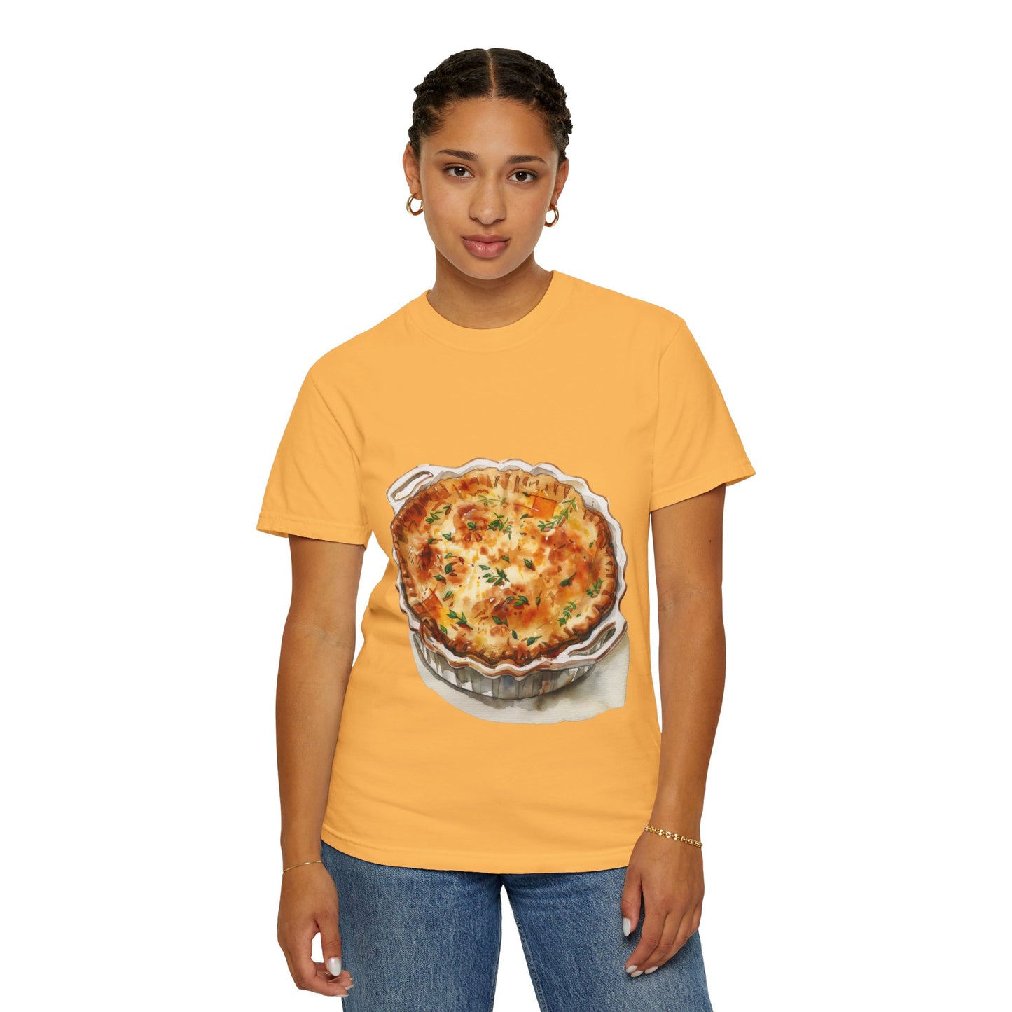 Unisex Garment-Dyed T-shirt - Fish, Chips, and Beyond - The Best of British Food