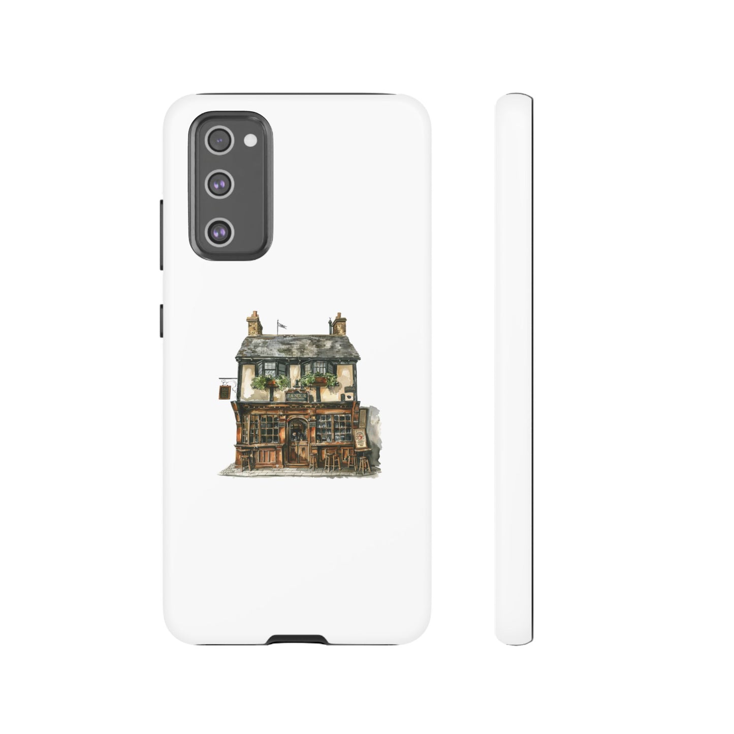 Artistic Phone Case with Cozy Cottage Design