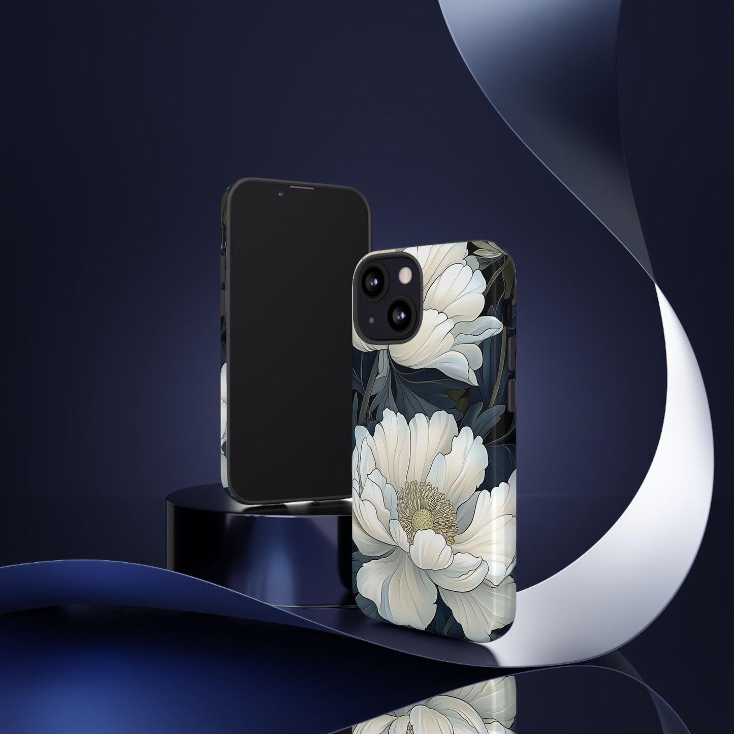Elegant Floral Phone Case, Floral iPhone Cover, Flower Art Phone Case, Eco-Friendly Mobile Protection, Tough & Stylish Phone Case