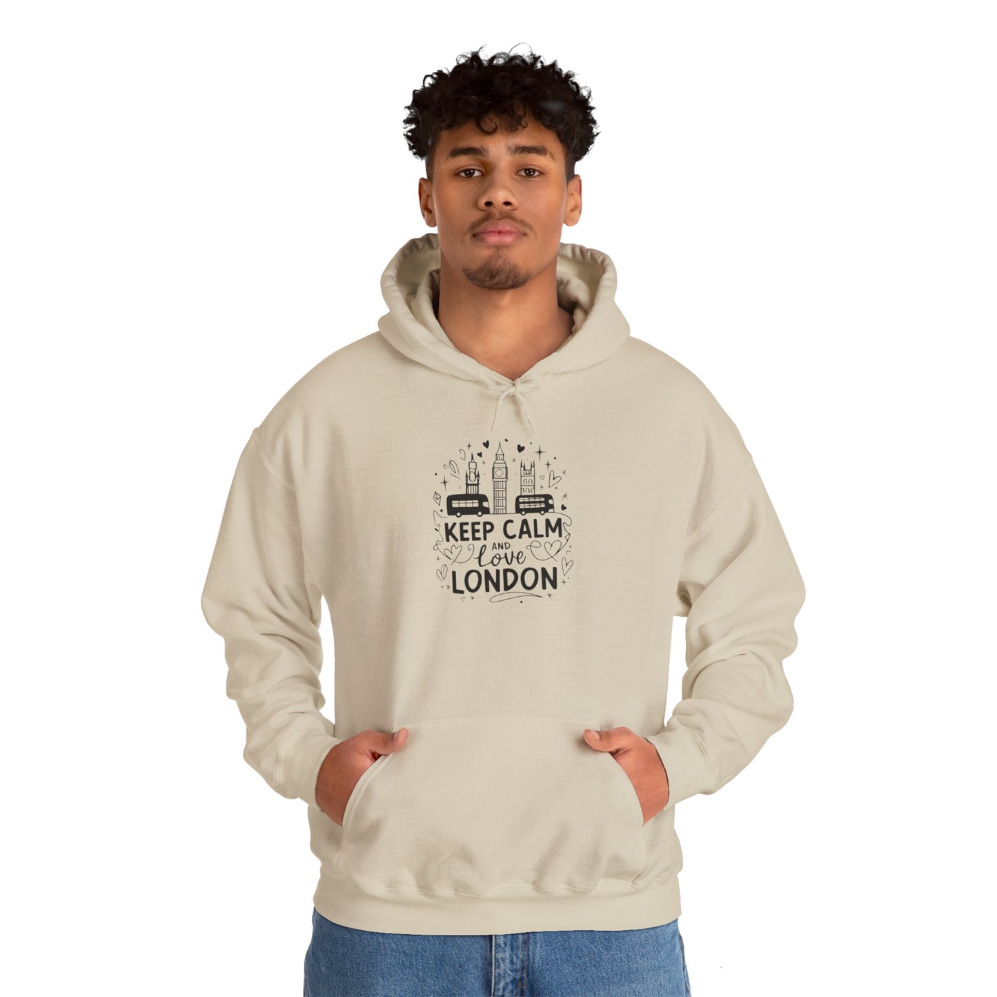 Unisex Heavy Blend™ Hooded Sweatshirt - Keep Calm, London’s Got Your Heart
