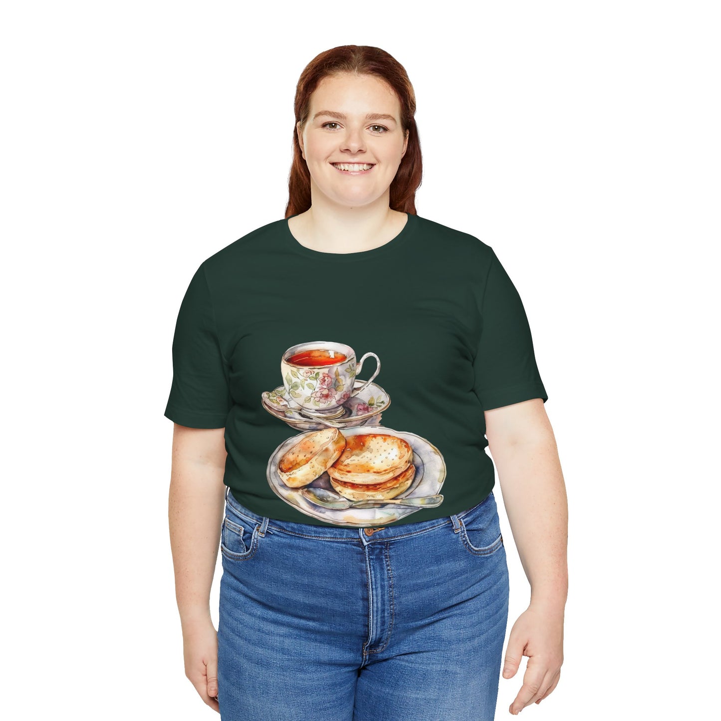 Unisex Jersey Short Sleeve Tee - A Taste of Tradition - Iconic British Cuisine