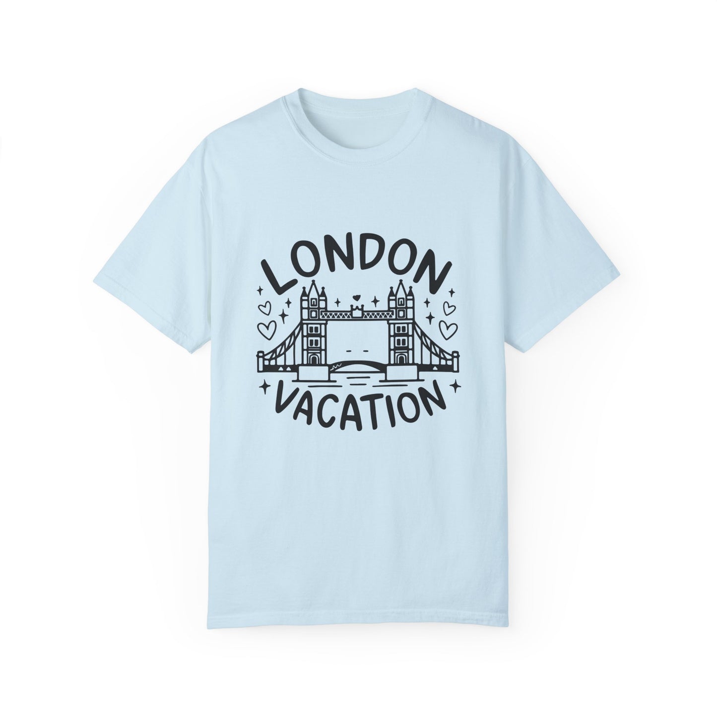 London Vacation Unisex Garment-Dyed T-shirt