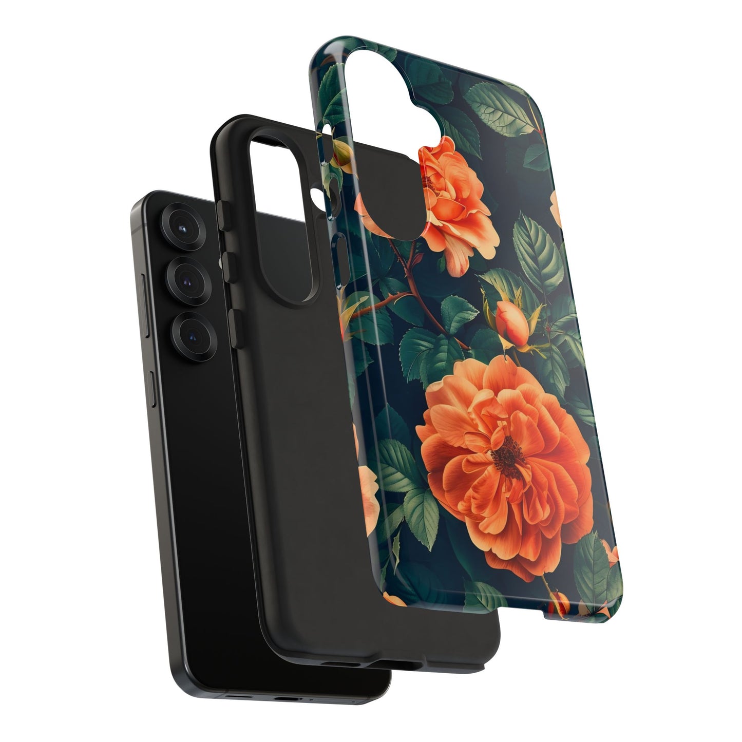 Floral Phone Case, Tough Cases for Nature Lovers, Botanical Design, Phone Protection, Gift for Her, Trending Floral Accessories