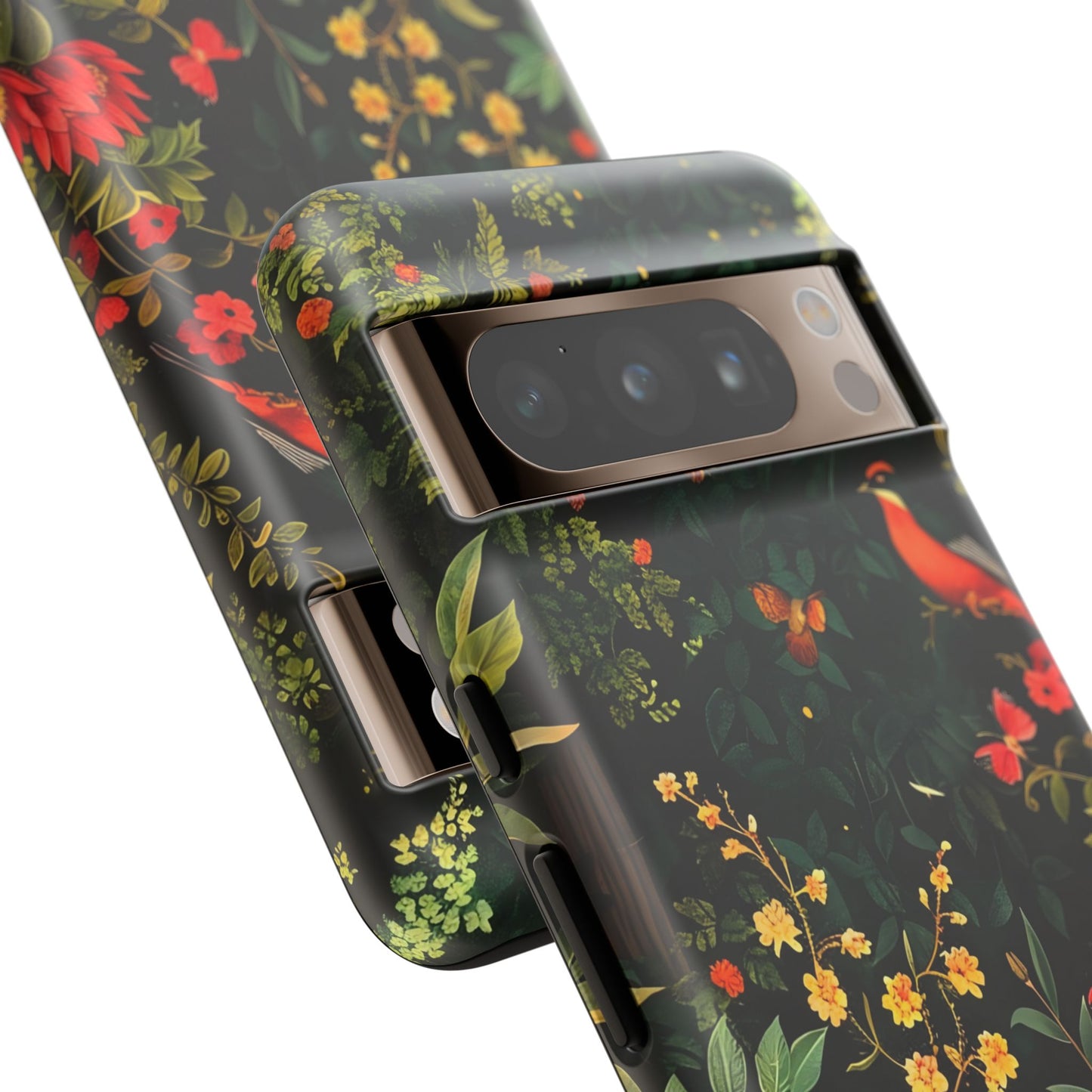 Floral Tough Phone Case, Nature-Inspired Design, Ideal for Garden Lovers, Gift for Birthdays, Christmas, Eco-Friendly Accessory
