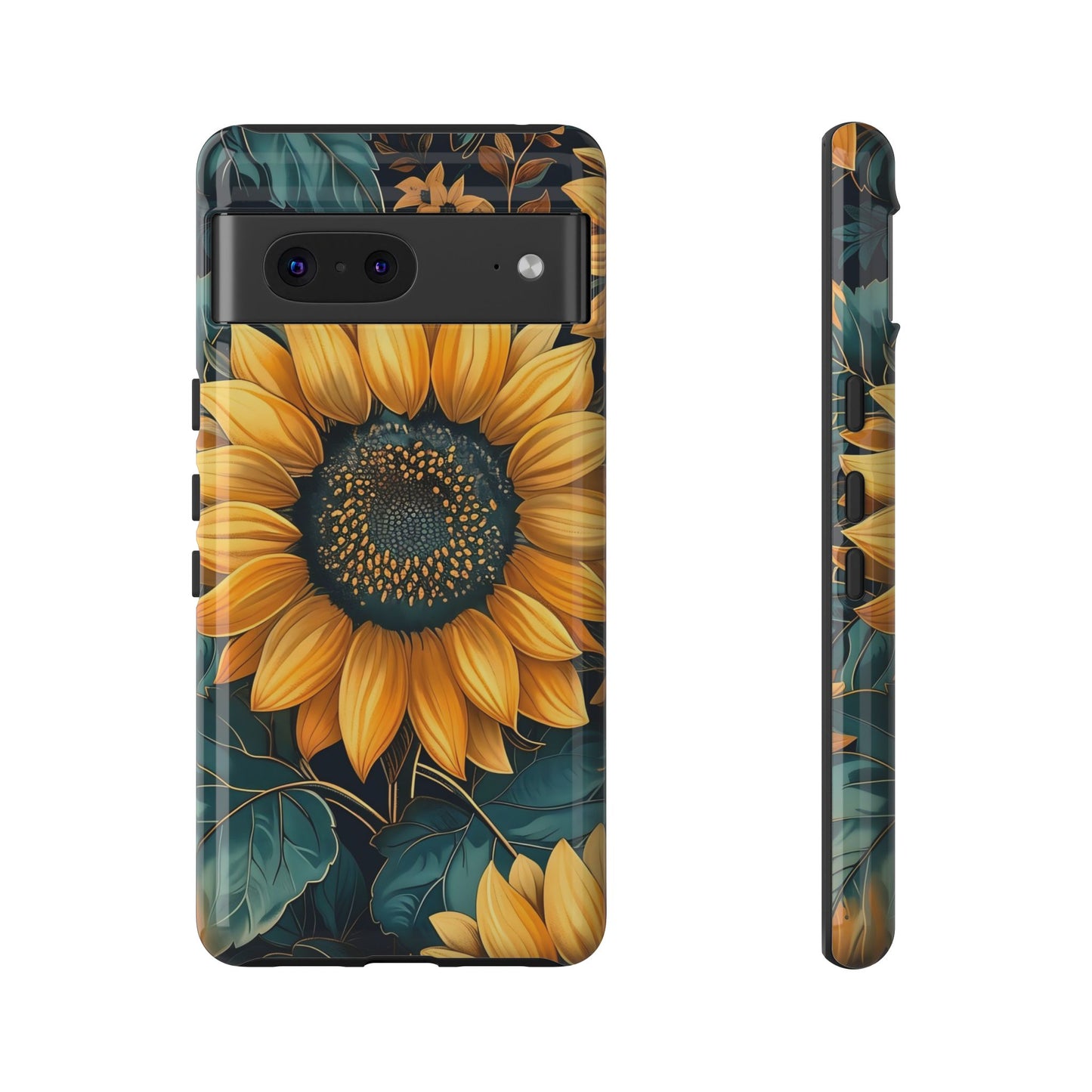Sunflower Phone Case - Bright Floral Design, Stylish Tough Cover for Sunflower Lovers, Gift for Plant Enthusiasts, Mom Gift, Nature Lovers