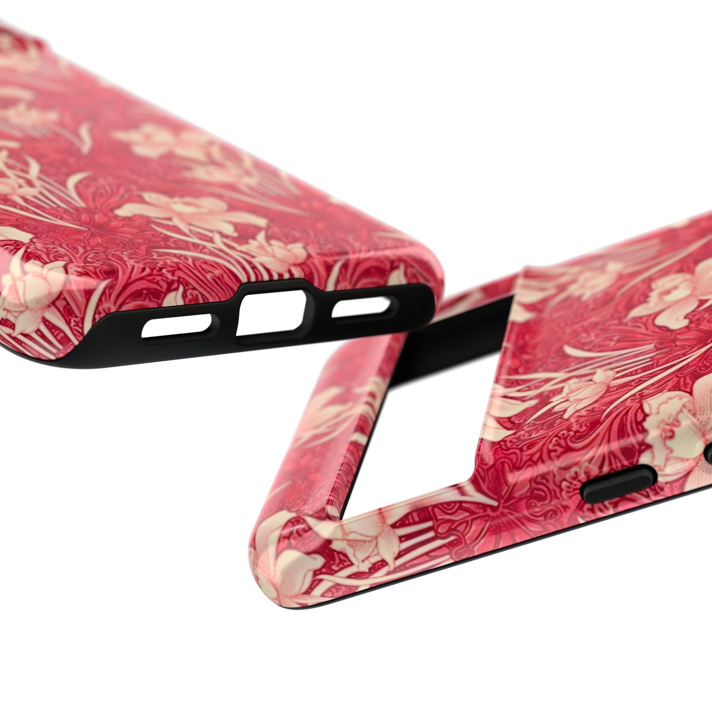 Floral Tough Phone Case - Durable, Stylish Accessory, Perfect Gift for Her, Floral Pattern, Customizable, Ideal for Daily Use