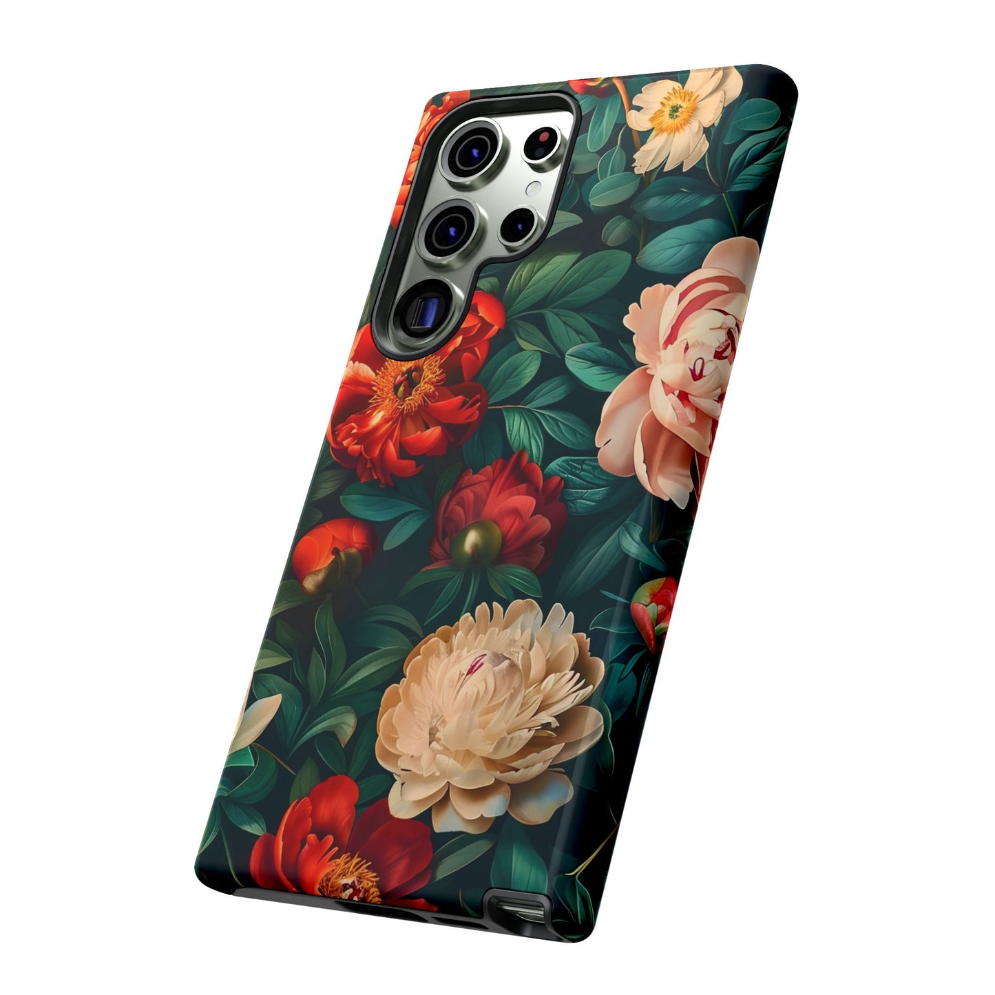 Floral Phone Case - Tough Cases, Vibrant Protection, Gift for Her, Cute Floral Design, Trendy Accessory, Perfect for Spring