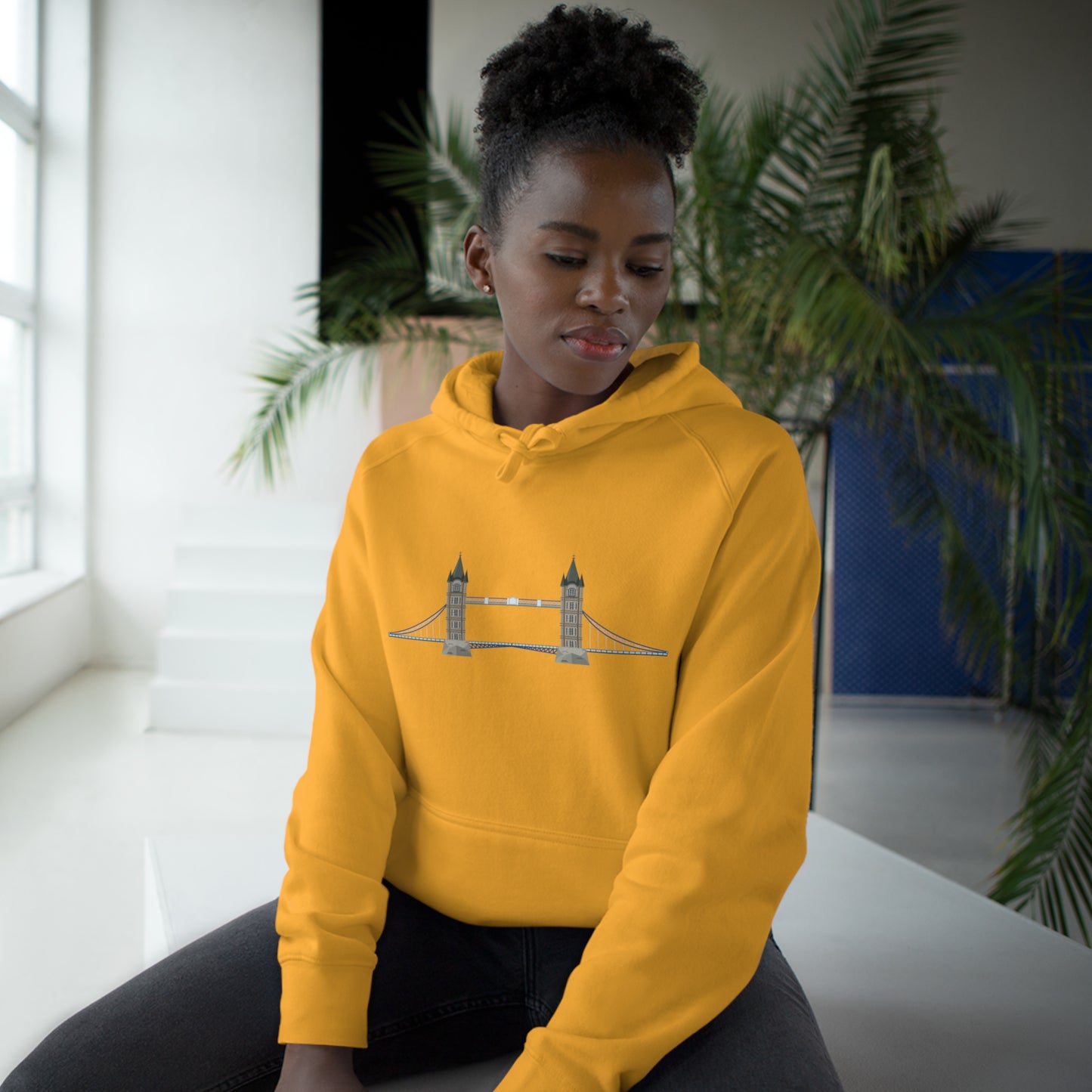 Relaxed Unisex Hoodie - Tower Bridge