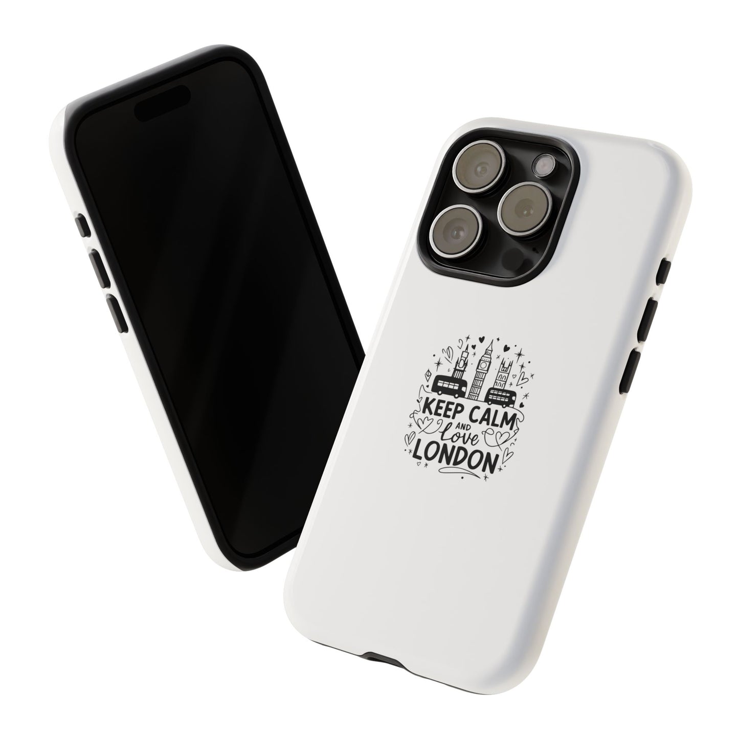 London Keepsake Phone Case - Keep Calm and Love London Design