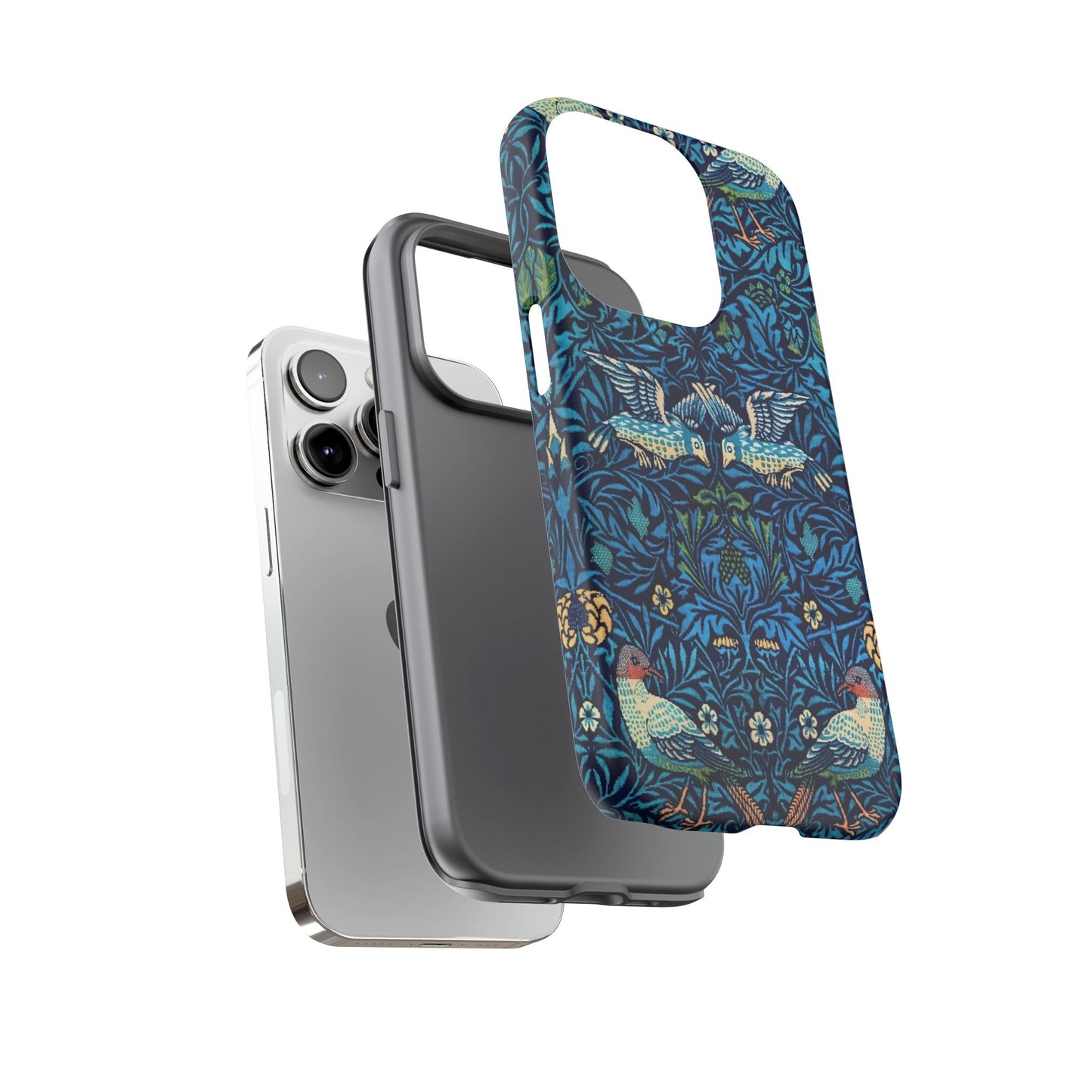 Elegant Bird Pattern Phone Case | Nature Lover Gift, Stylish Mobile Cover, Floral Design, Eco-Friendly, Unique Cell Phone Protector