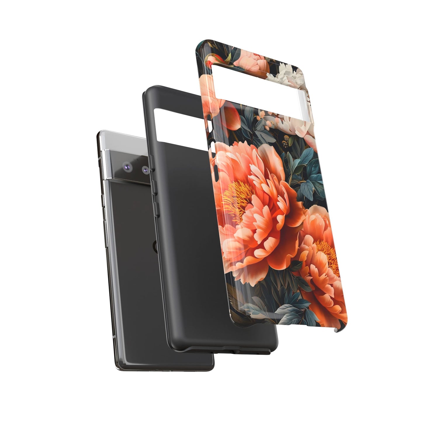 Floral Phone Case - Tough Cases, Durable Cover, Flower Design, Unique Gift, Phone Accessories