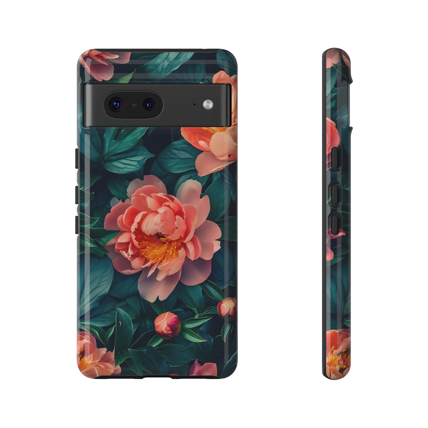 Floral Phone Case - Tough Cases, Flower Design, Botanical Art, Phone Accessory, Gift for Her, Nature Lovers