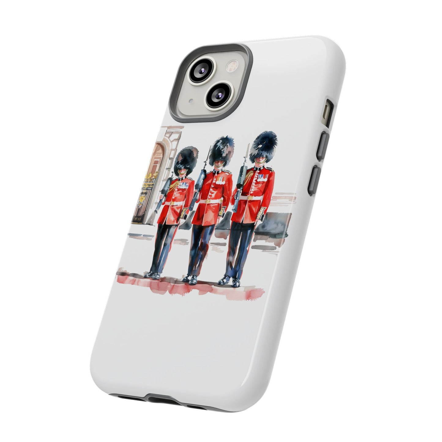 Phone Case with Royal Guard Design, Unique Cell Cover, London Souvenir, Tough Phone Case, Gift for Travelers, Stylish Street Photography