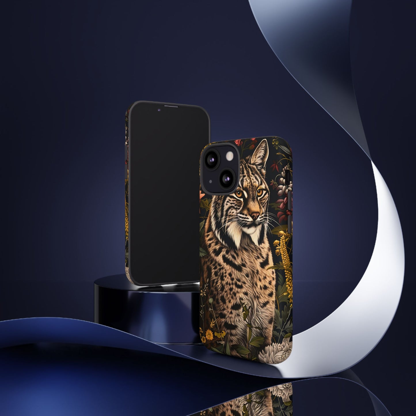 Wildlife Phone Case with Lynx Design, Tough Cases, Animal Lovers Gift, Nature Inspired Accessories, Unique Tech Protection