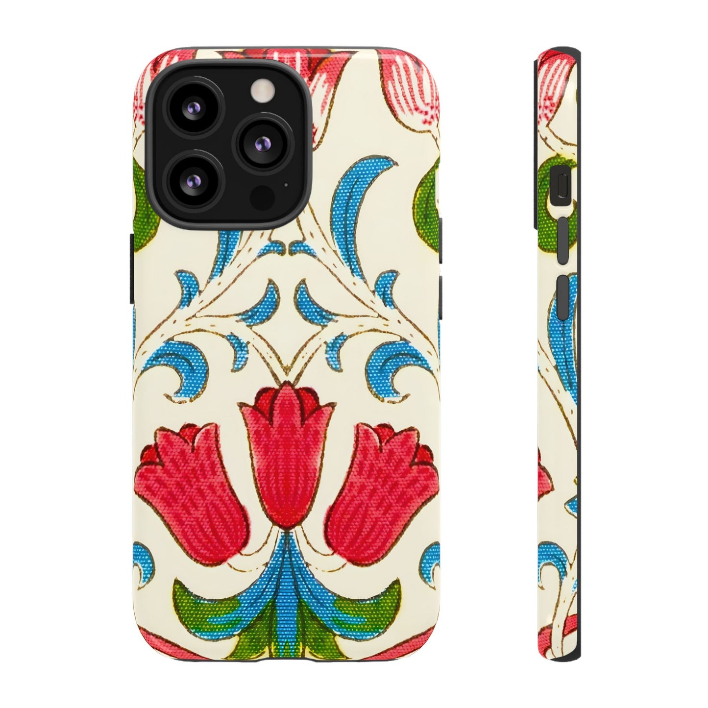 Floral Phone Case - Tough Cases | Stylish Protection, Gift for Her, Boho Phone Cover, Spring Accessory, Cute Tech