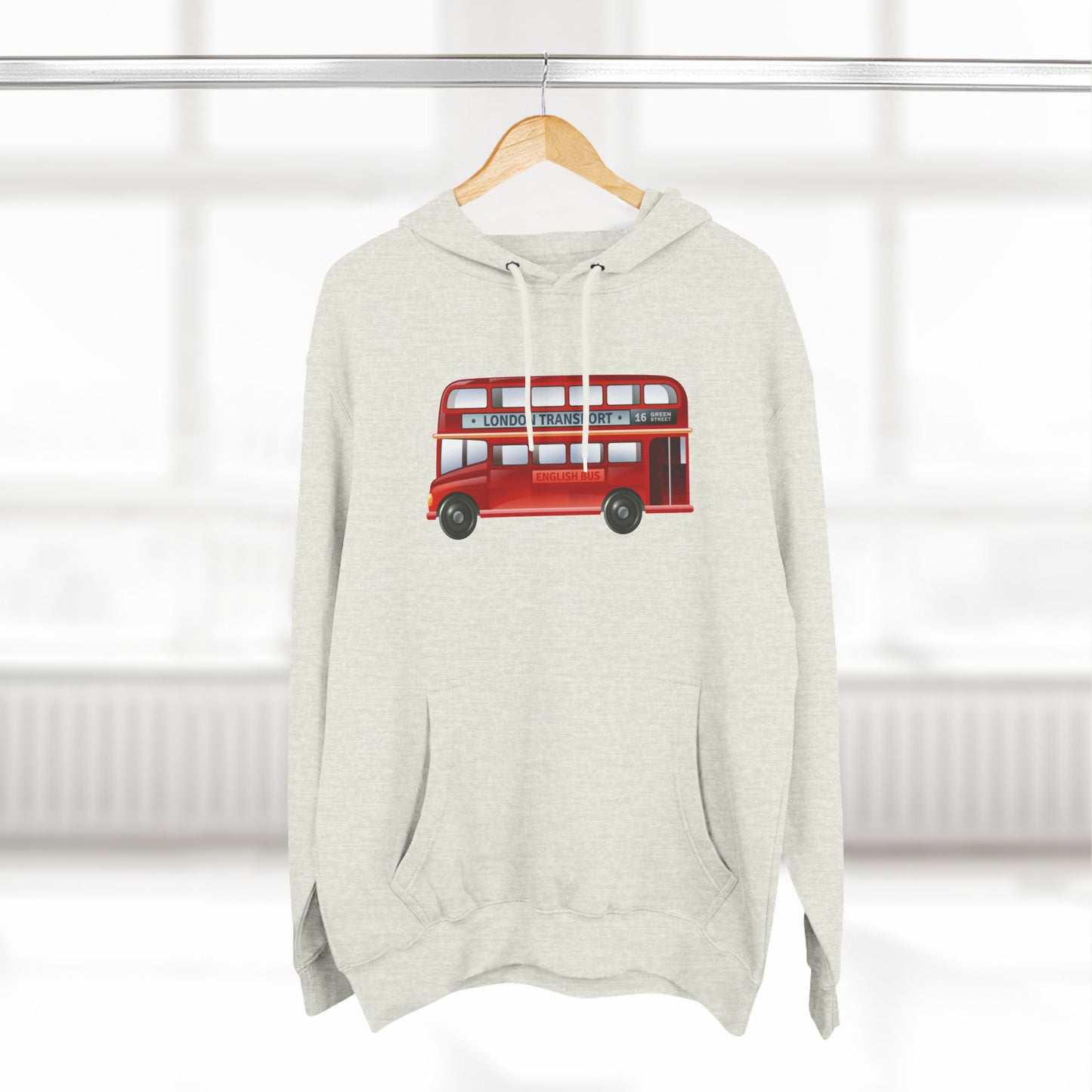 Vintage Car Trendy Three-Panel Fleece Hoodie
