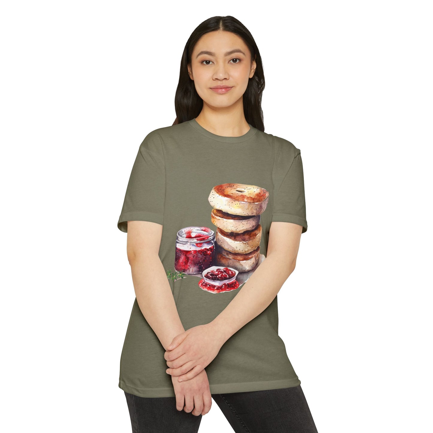 Unisex CVC Jersey T-shirt - From Pies to Puddings - Classic British Dishes