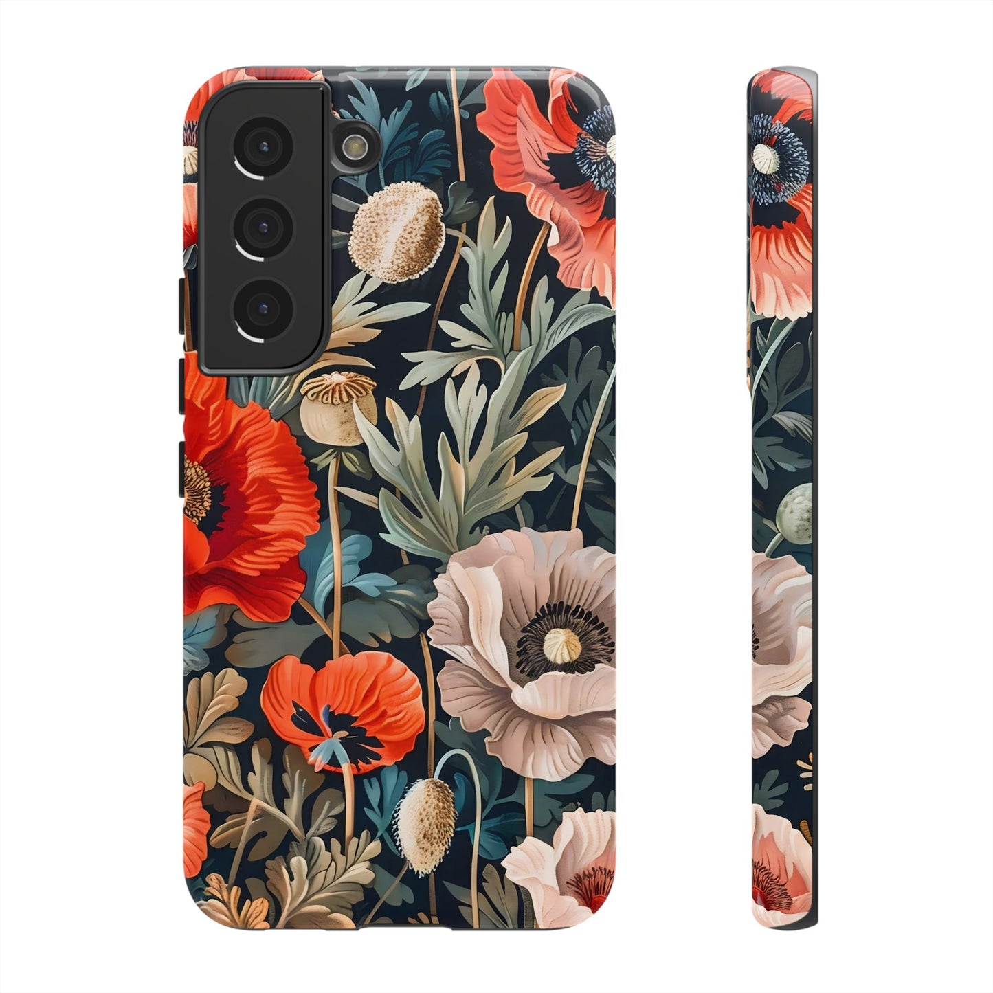 Floral Phone Case - Tough Cases, Flower Design, Chic Tech Accessories, Stylish Gifts, Unique Phone Protectors