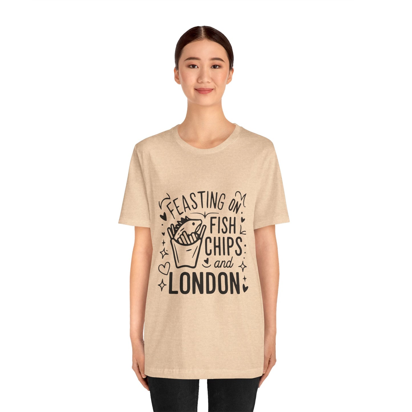 Unisex Jersey Short Sleeve Tee - Fsih Chips and London
