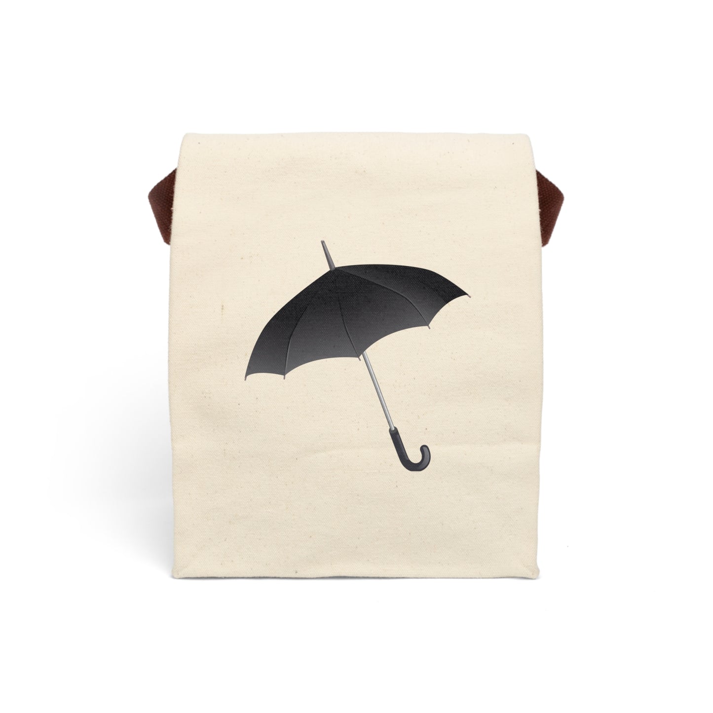 The Umbrella Canvas Lunch Bag With Strap
