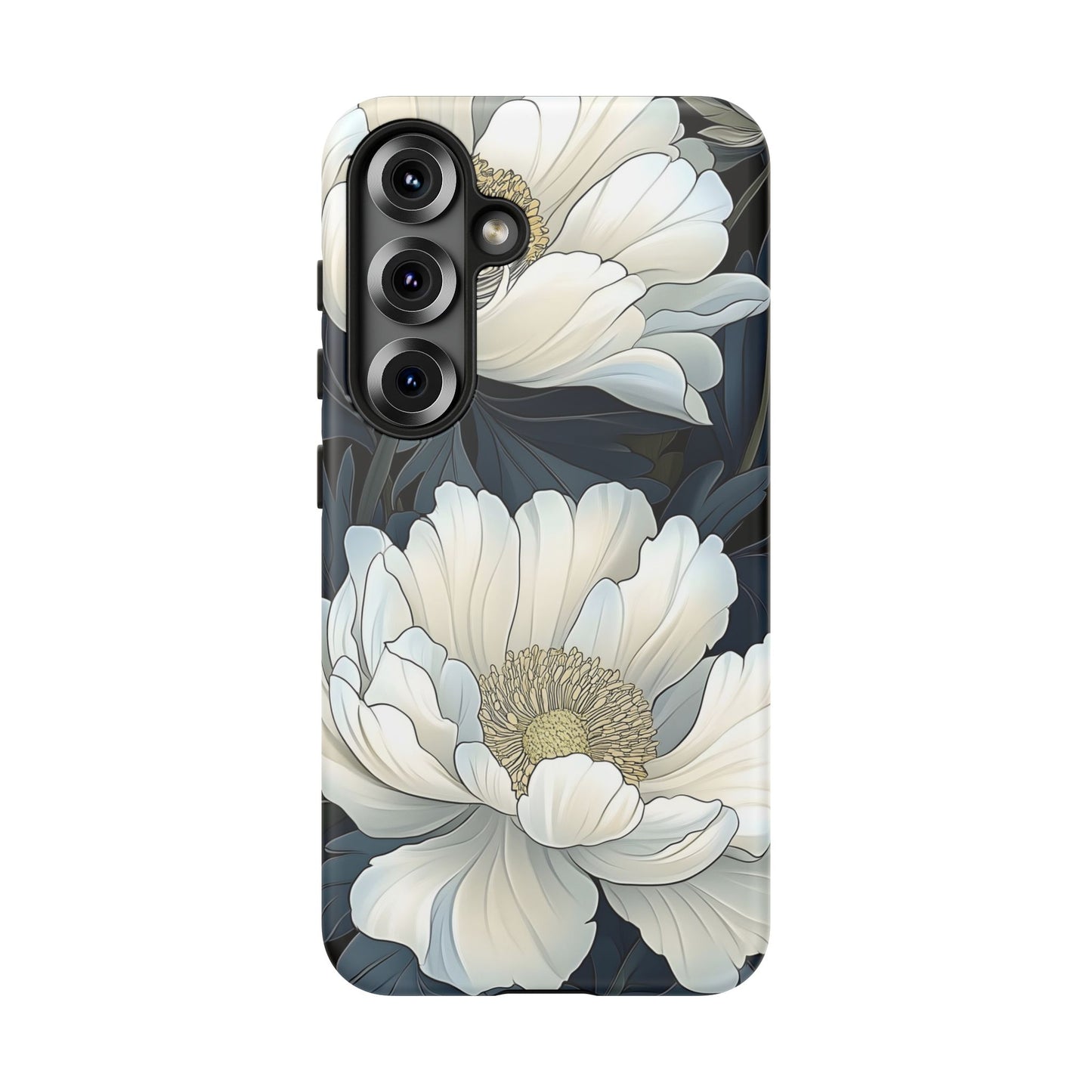Elegant Floral Phone Case, Floral iPhone Cover, Flower Art Phone Case, Eco-Friendly Mobile Protection, Tough & Stylish Phone Case