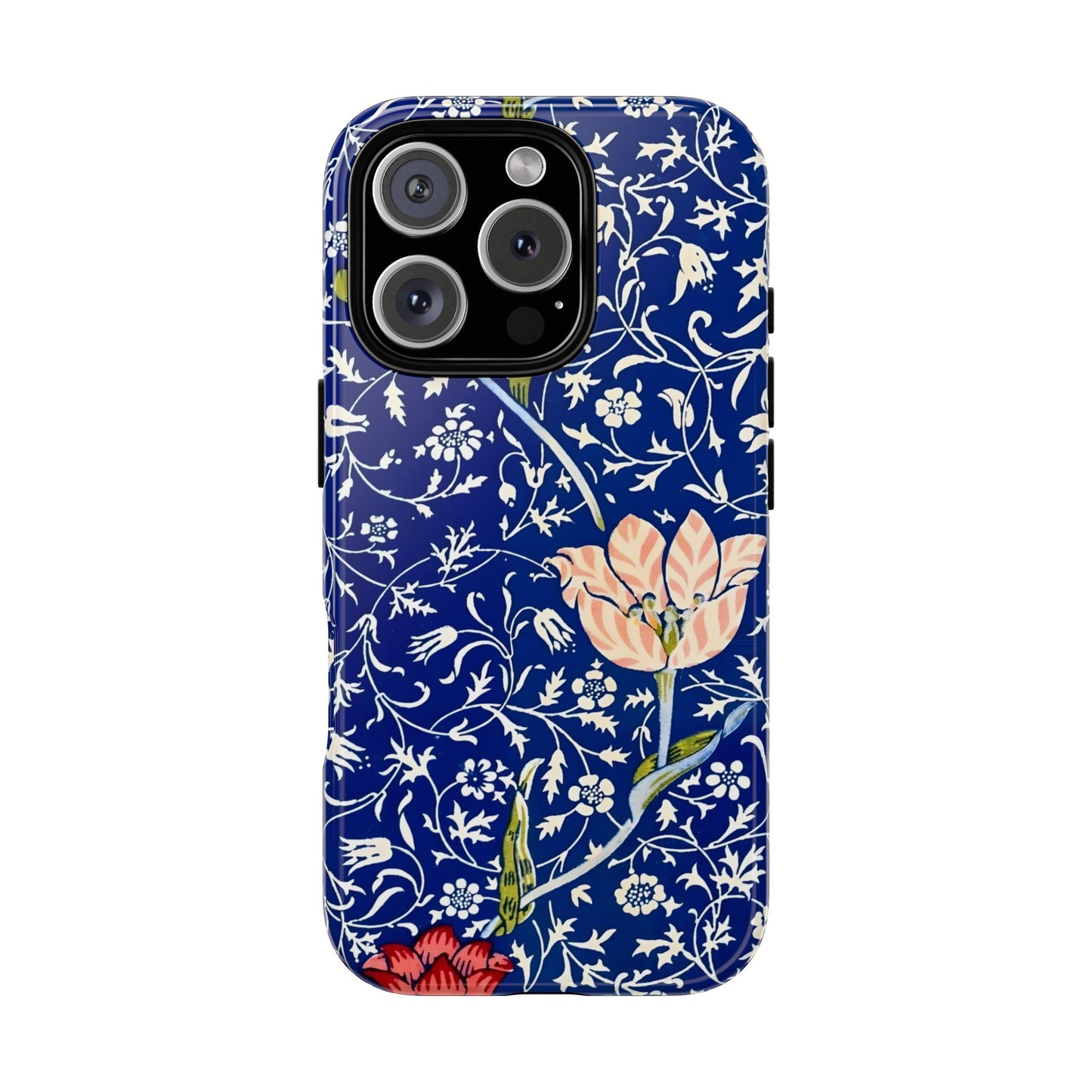 Floral Phone Case, Unique Tough Phone Cover, Gift for Her, Spring Decor, Durable Protective Case, Elegant Floral Design